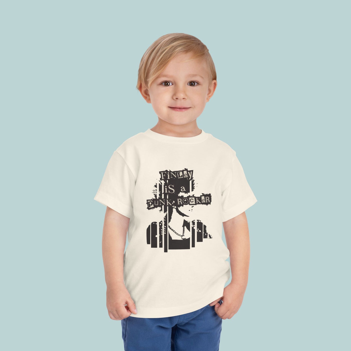 Camiseta punk rockera personalizada para niño, camiseta punk con nombre personalizado, camiseta rockera para bebé, ropa infantil única, regalo de cumpleaños para niños