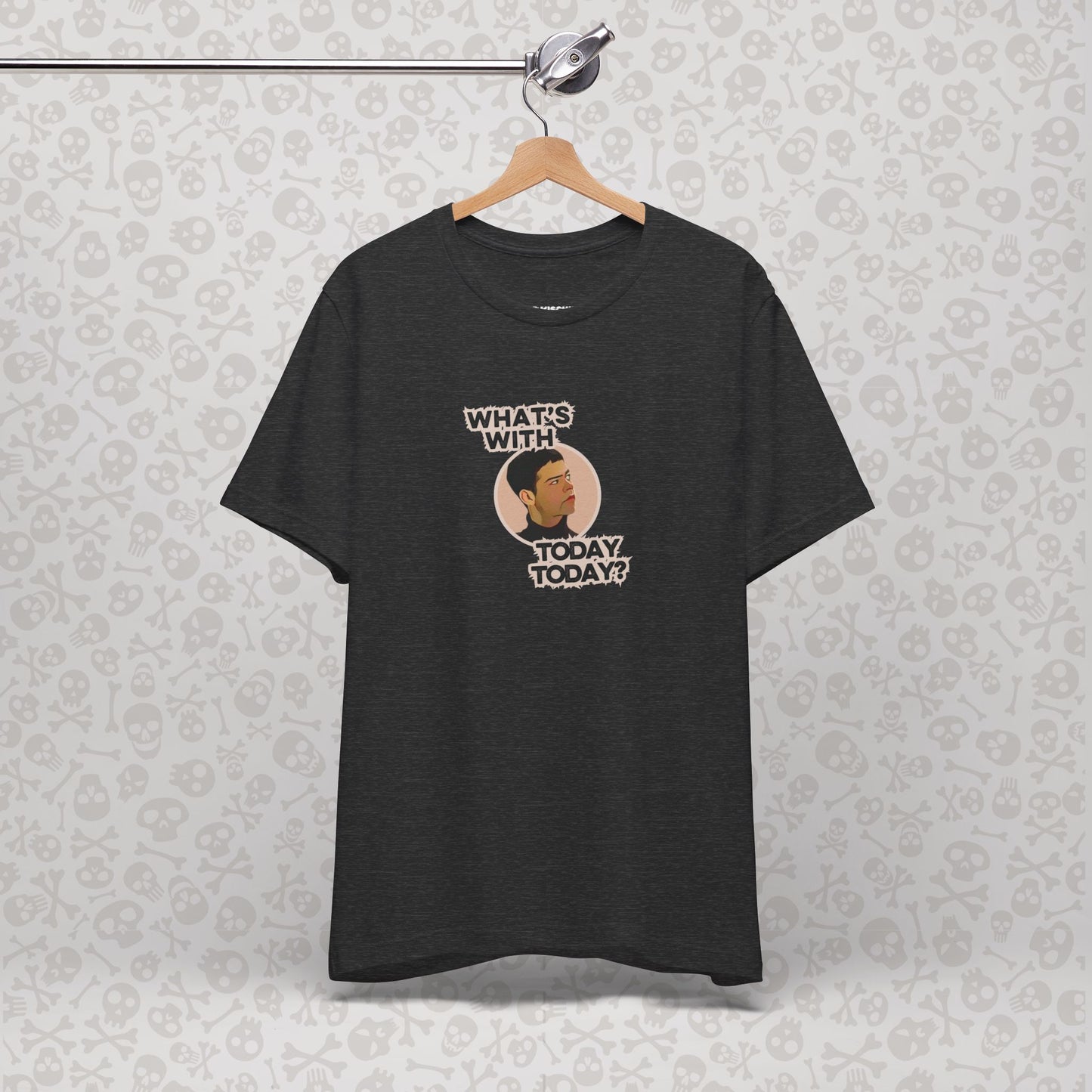 Empire Records "¿Qué pasa con 'Today' hoy?" - Camisa informal cómoda, regalo para amigos, humor, corte holgado, ropa para diario