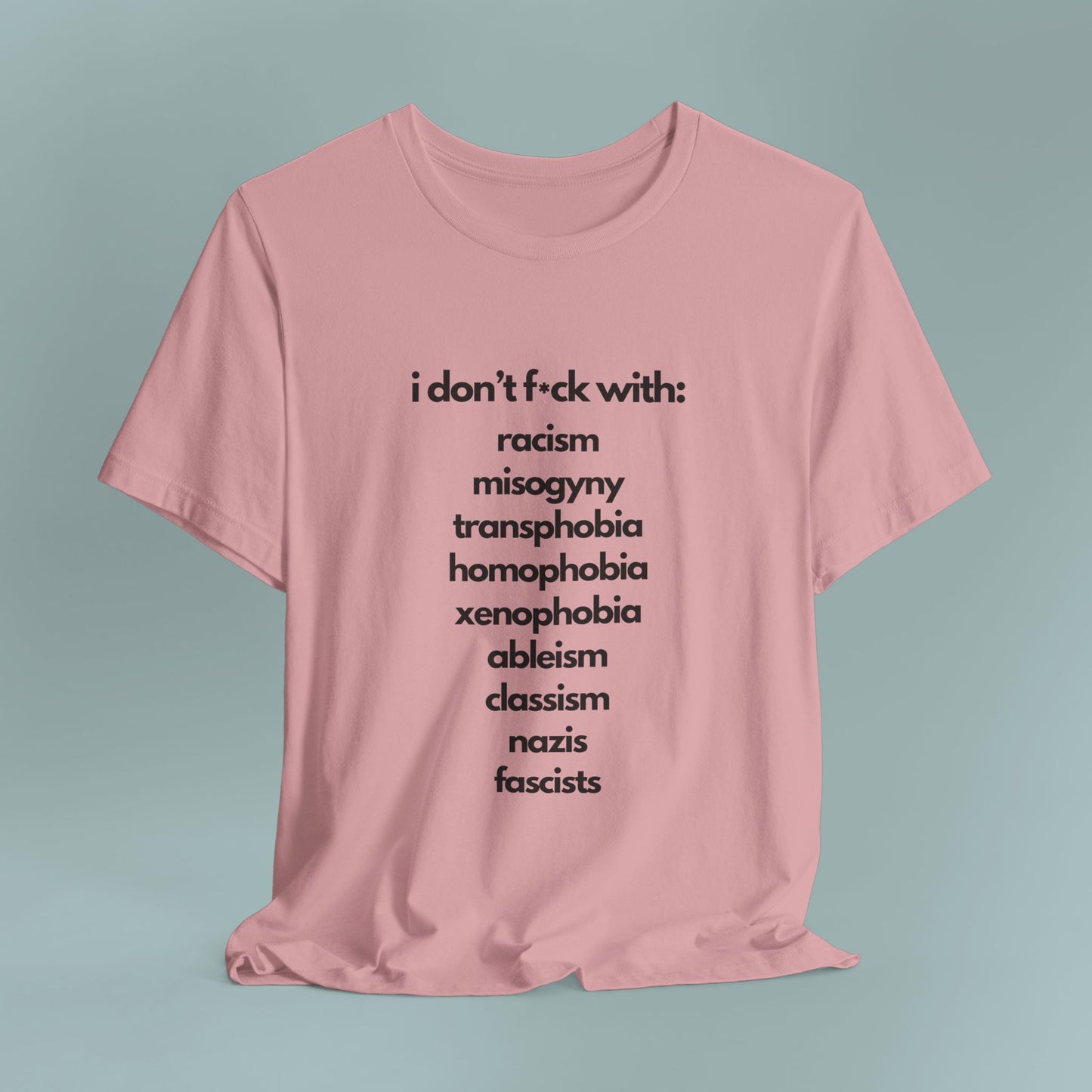 Social Justice Unisex Cotton Tee | Anti-Discrimination Shirt for Activism, Pride Events, Inclusivity, Everyday Wear