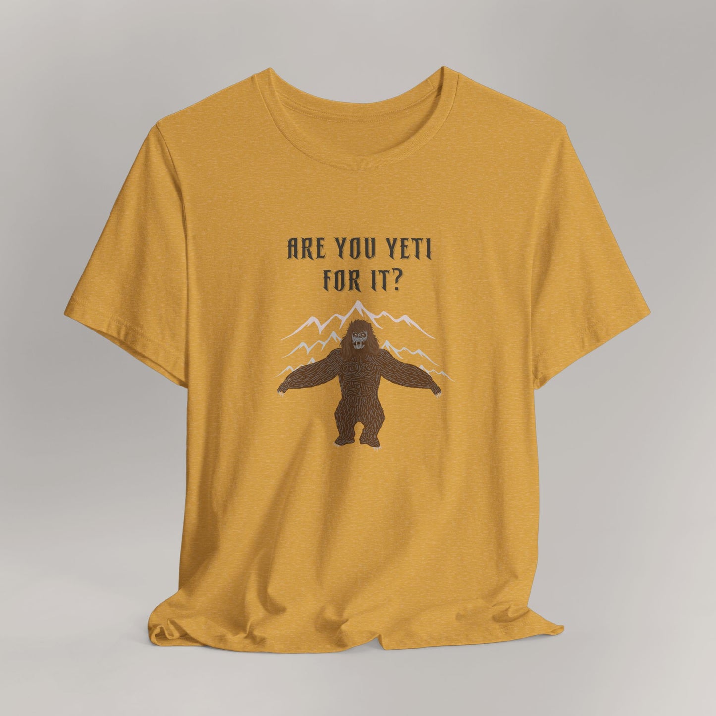Yeti Adventure Tee | Cryptid Shirt, Fun Outdoor Apparel, Cool Gift for Nature Lovers, Camping T-Shirt, Hiking Outfit, Unique Graphic Tee