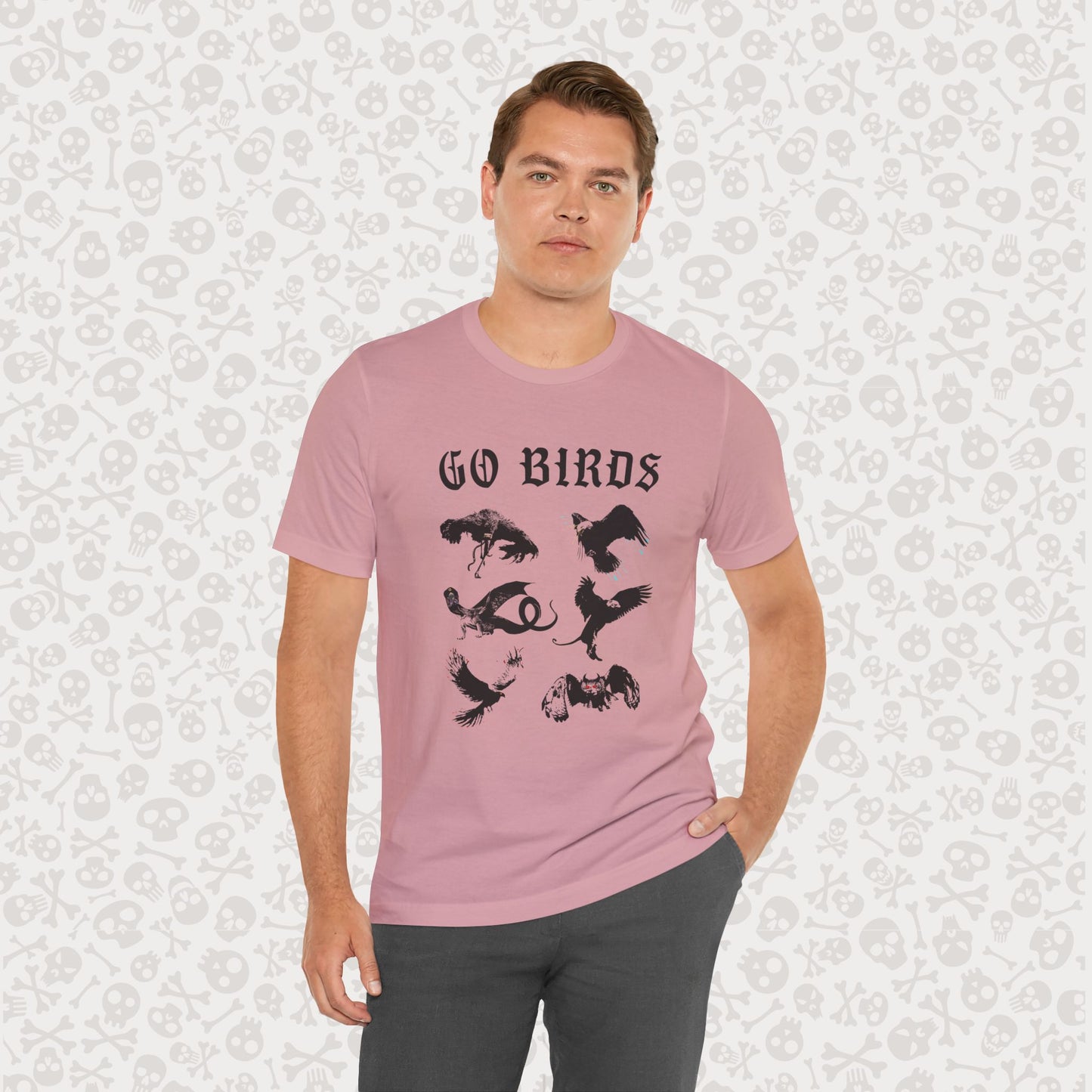 Go Birds Cryptids T-Shirt, Bird Cryptid Tee, Thunderbird Shirt, Snallygaster, Griffin, Phoenix, Devil Bird, Terror Bird, Philadelphia Shirt