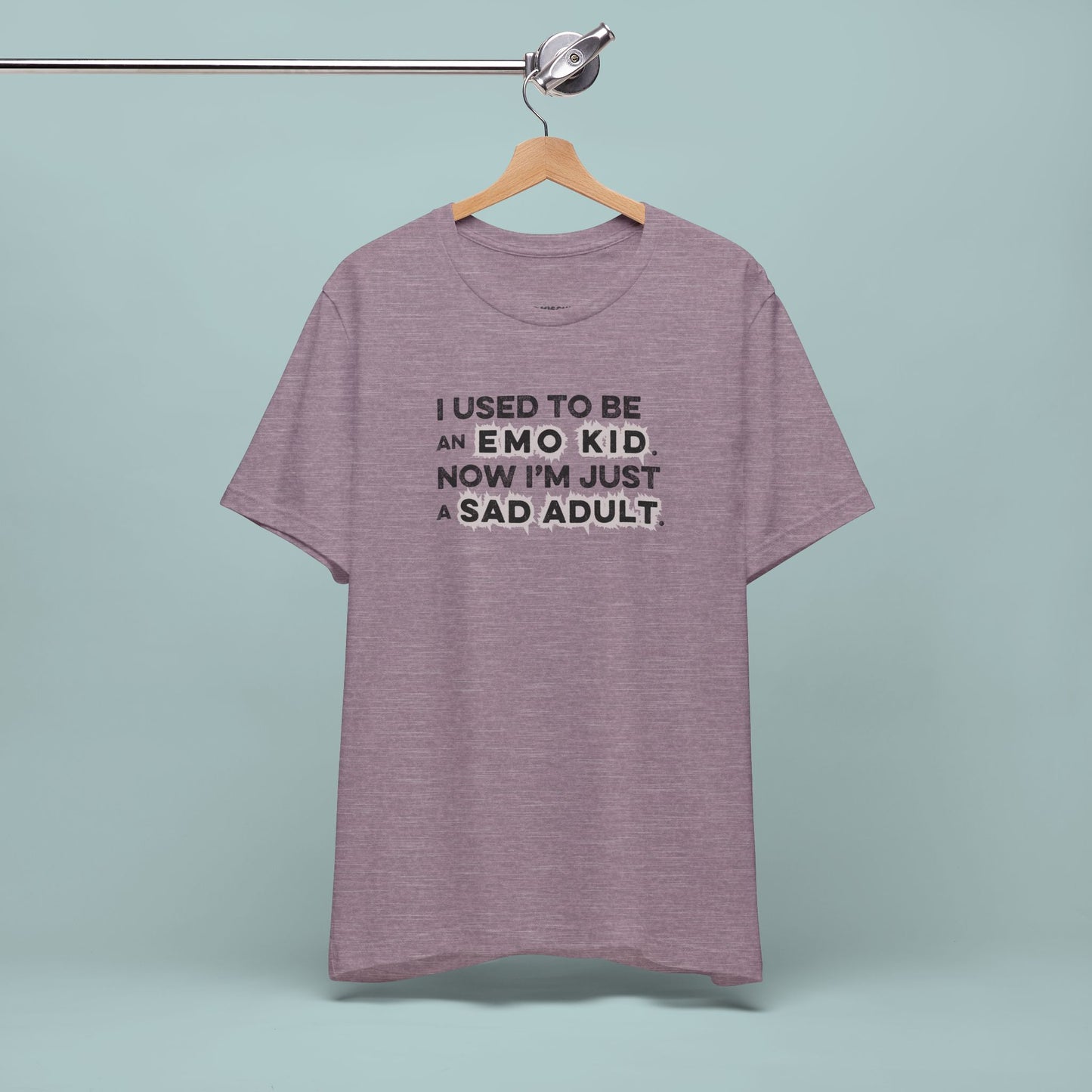 Former Emo Kid T-Shirt, Unisex Short Sleeve Tee, Gift for Sad Adults, Emo Fashion Tee, Casual Everyday Wear, Funny T-Shirt