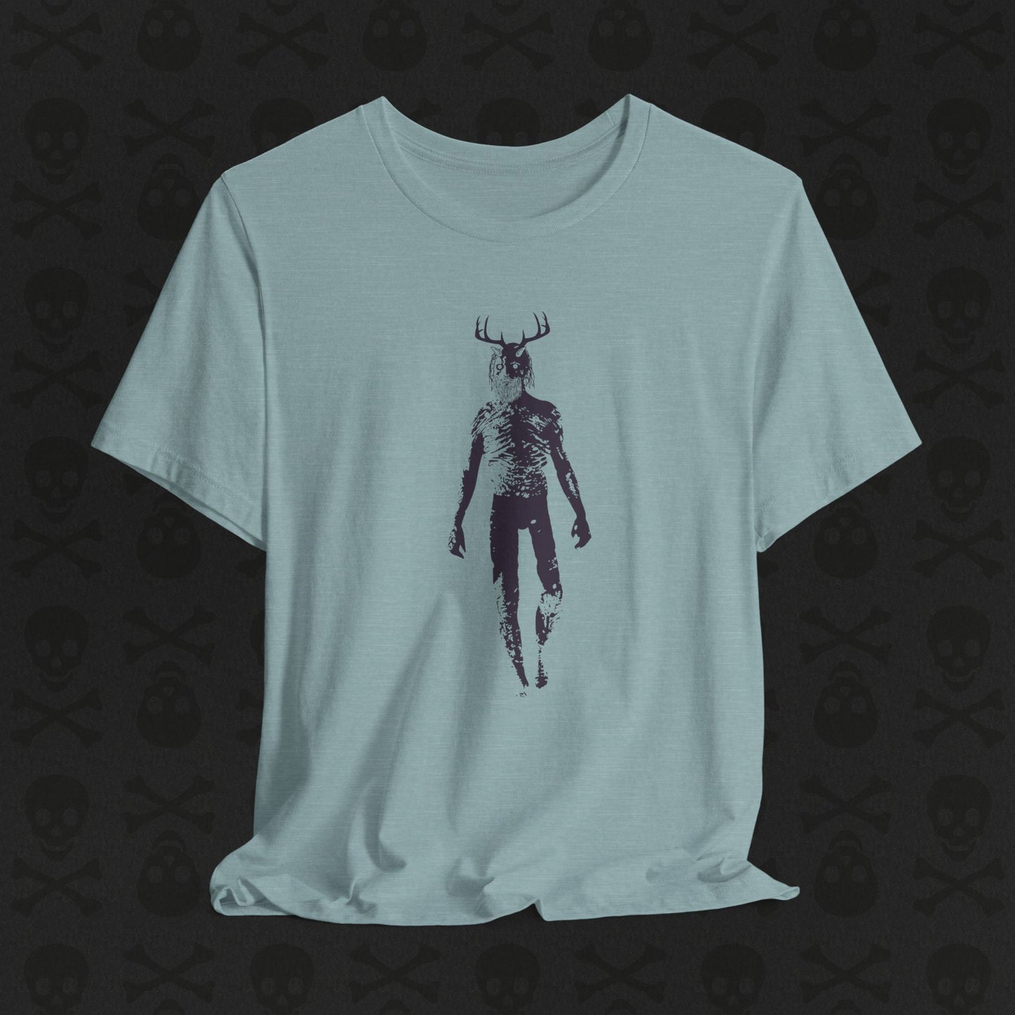 Camiseta Wendigo Críptica, Camiseta Unisex de Monstruo Caníbal, Camiseta con Gráfico de Terror, Camiseta de Criatura Mítica, Camiseta Escalofriante