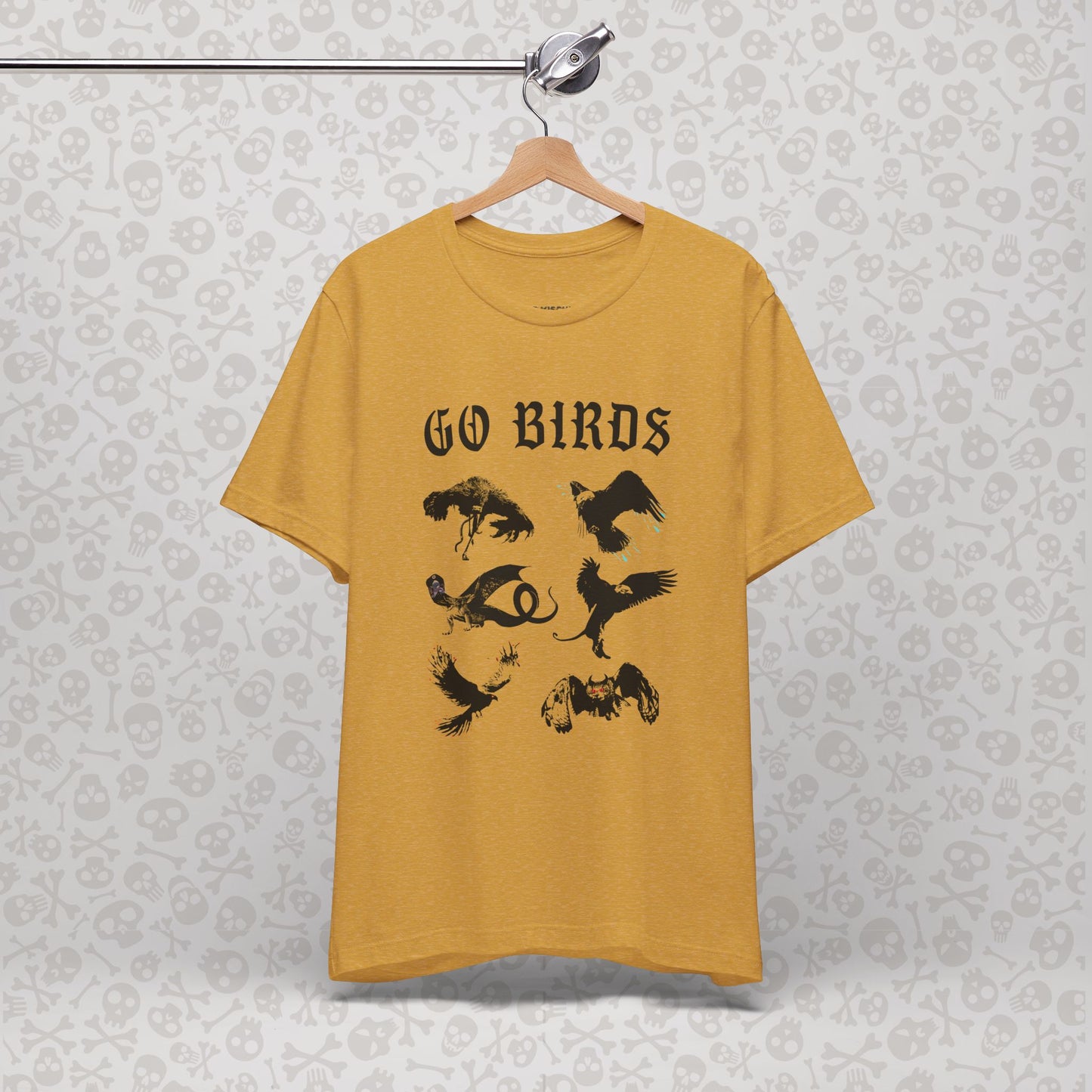 Go Birds Cryptids T-Shirt, Bird Cryptid Tee, Thunderbird Shirt, Snallygaster, Griffin, Phoenix, Devil Bird, Terror Bird, Philadelphia Shirt