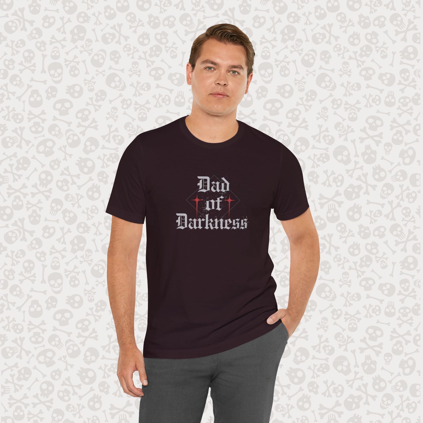 Dad of Darkness Unisex Tee, Gothic Father's Day Gift, Dad Life Shirt, Cool Dad, Spooky Dad Apparel, Doom Metal Dad, Punk Dad, Rebel Dad, Goth Dad