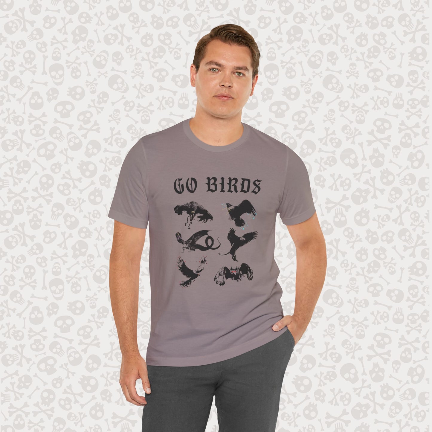 Go Birds Cryptids T-Shirt, Bird Cryptid Tee, Thunderbird Shirt, Snallygaster, Griffin, Phoenix, Devil Bird, Terror Bird, Philadelphia Shirt
