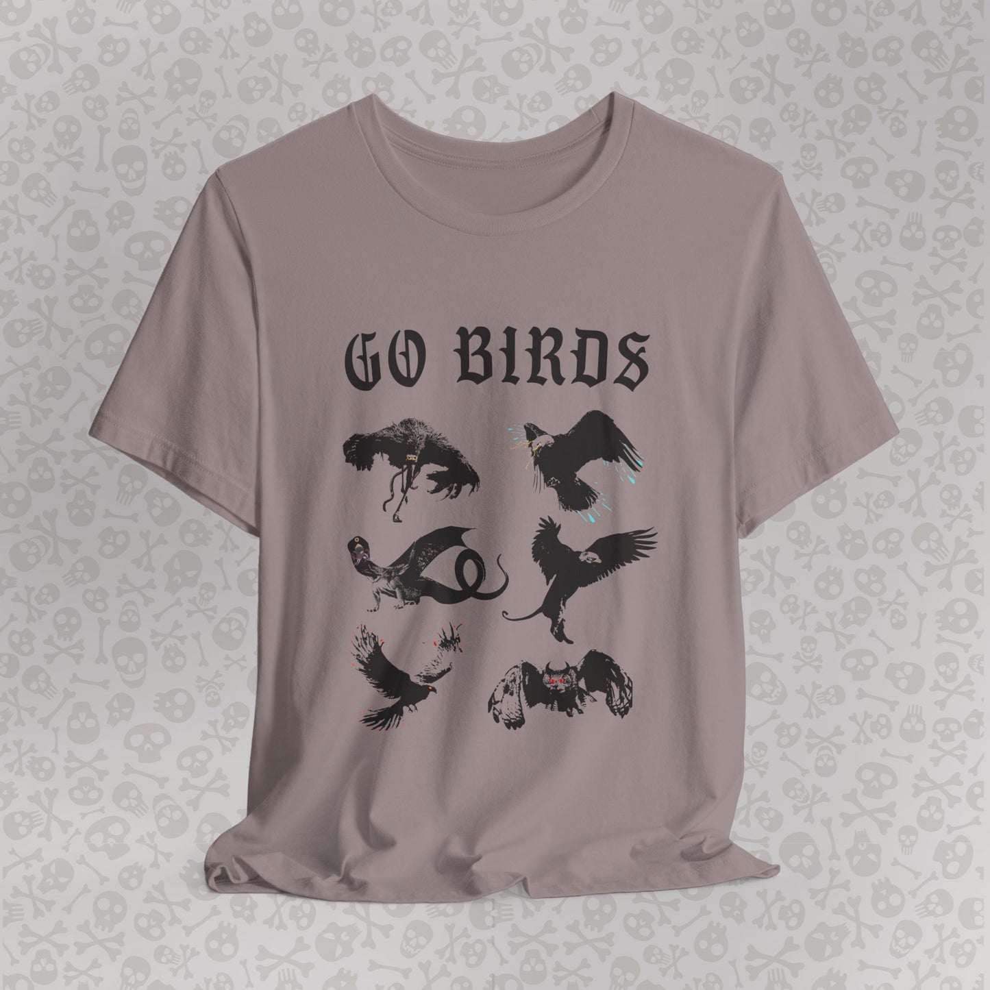 Go Birds Cryptids T-Shirt, Bird Cryptid Tee, Thunderbird Shirt, Snallygaster, Griffin, Phoenix, Devil Bird, Terror Bird, Philadelphia Shirt