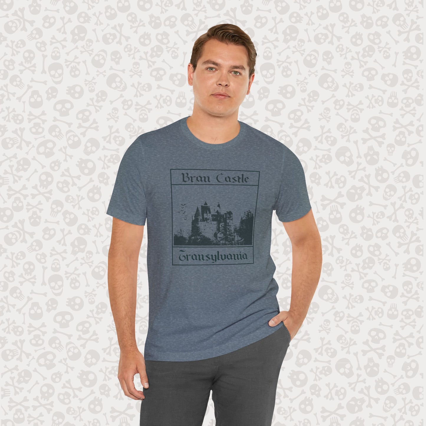 Bran Castle Transylvania T-Shirt, Dracula Shirt, Vampire Halloween Tee, Gothic Horror Shirt, Spooky Dracula Top, Halloween Costume Tee, Transylvania Romania