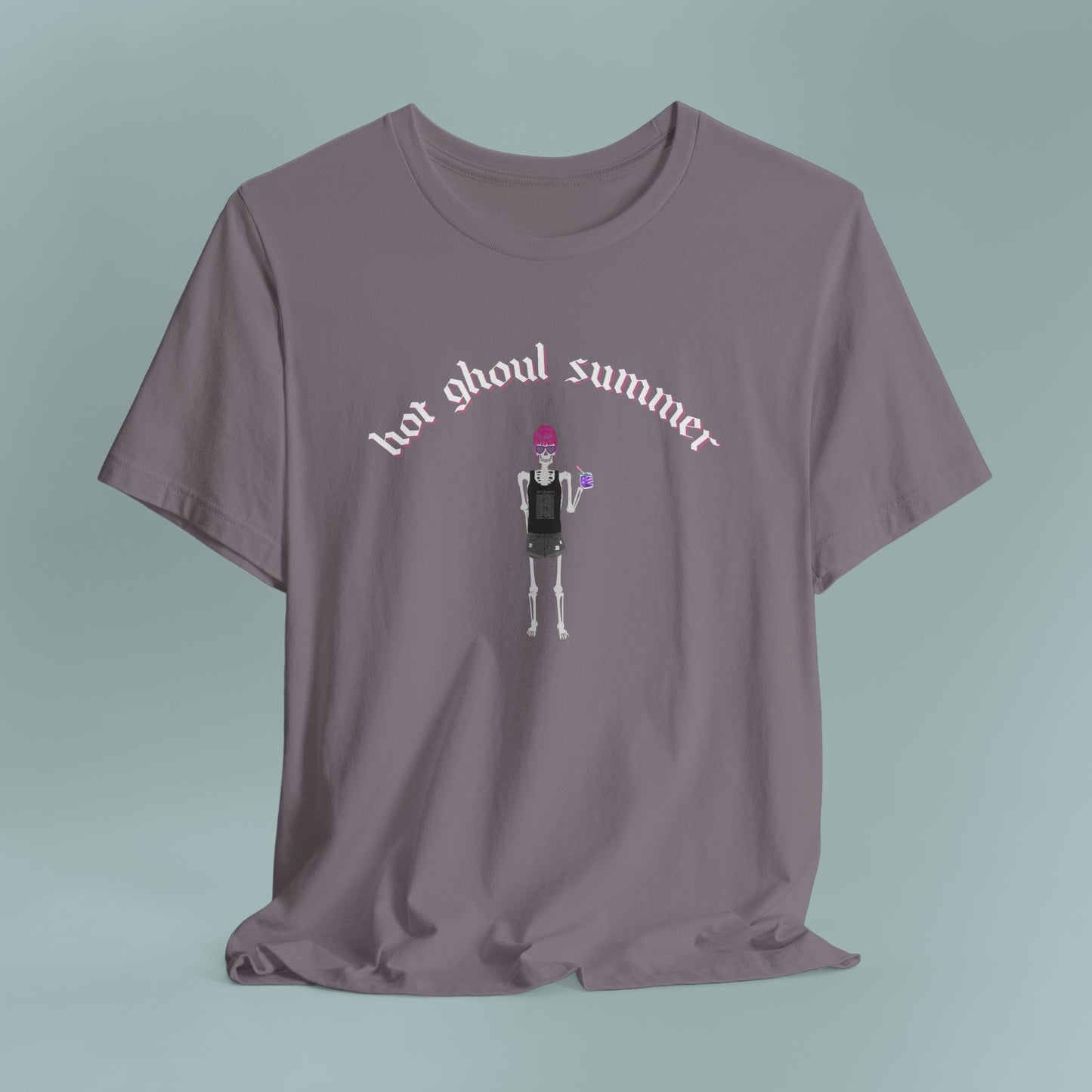 Hot Ghoul Summer Punk Goth T-Shirt, Unisex Tee Shirt, Halloween, Alternative Fashion, Spooky Clothing, Graphic Tee