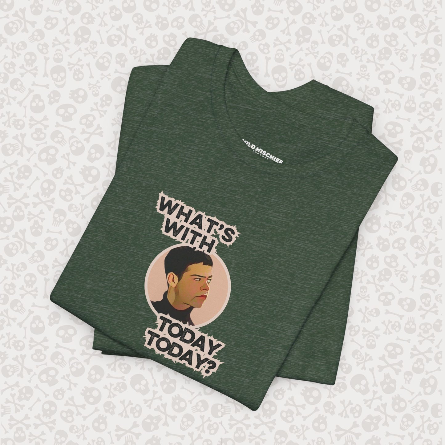 Empire Records "¿Qué pasa con 'Today' hoy?" - Camisa informal cómoda, regalo para amigos, humor, corte holgado, ropa para diario