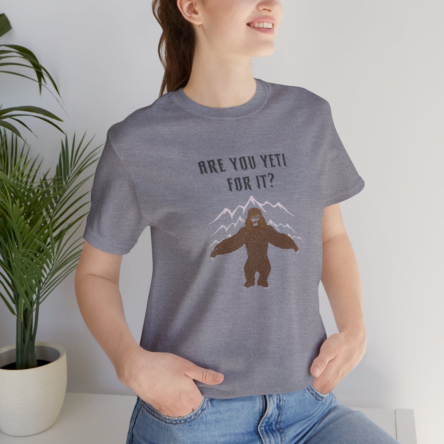 Yeti Adventure Tee | Cryptid Shirt, Fun Outdoor Apparel, Cool Gift for Nature Lovers, Camping T-Shirt, Hiking Outfit, Unique Graphic Tee