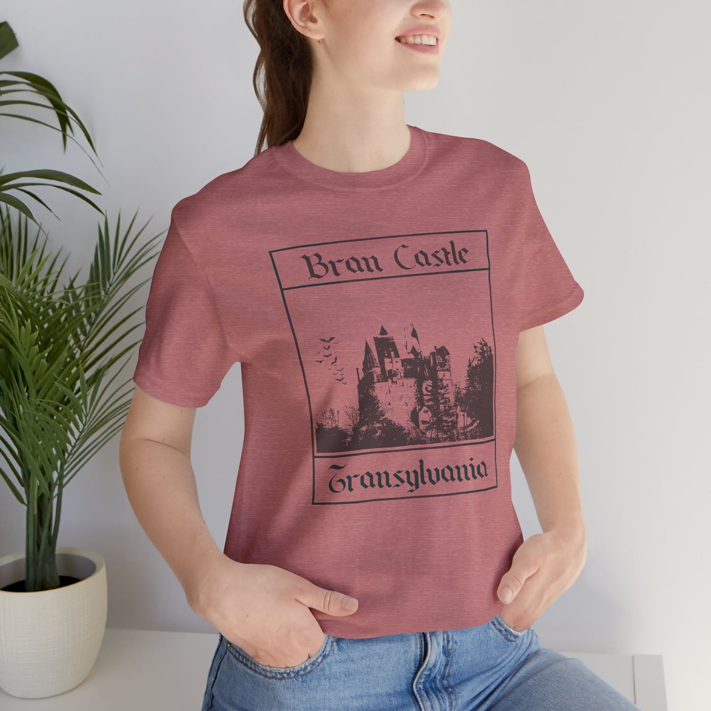 Bran Castle Transylvania T-Shirt, Dracula Shirt, Vampire Halloween Tee, Gothic Horror Shirt, Spooky Dracula Top, Halloween Costume Tee, Transylvania Romania
