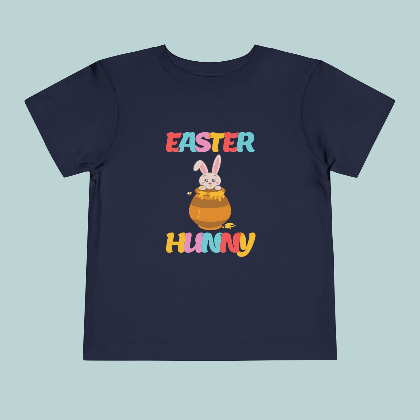 Easter Hunny Toddler Tee, Cute Honey Bunny Design, Kids Easter T-Shirt, Bunny Easter Gift, Toddler Easter Outfit, Toddler Easter Shirt