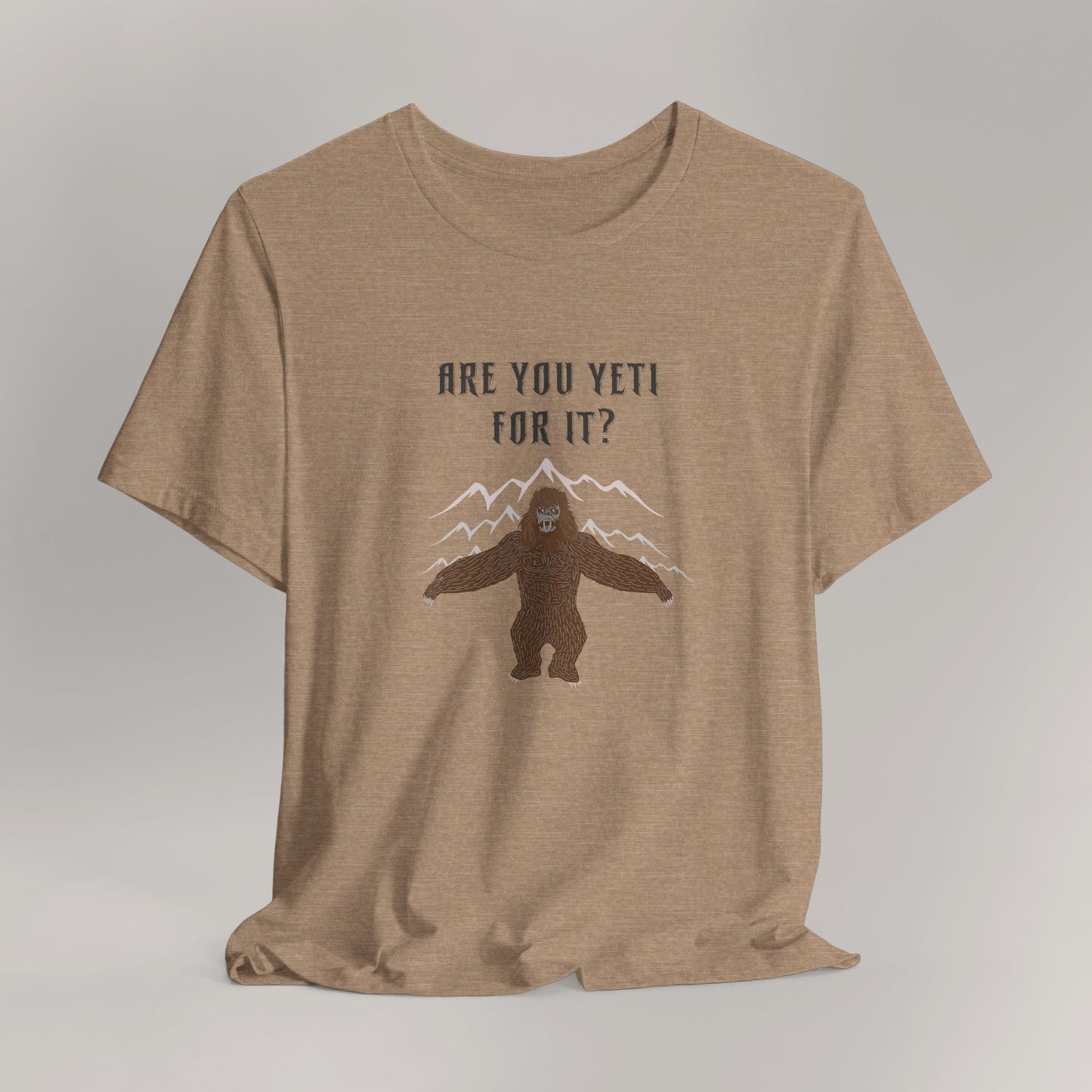 Yeti Adventure Tee | Cryptid Shirt, Fun Outdoor Apparel, Cool Gift for Nature Lovers, Camping T-Shirt, Hiking Outfit, Unique Graphic Tee