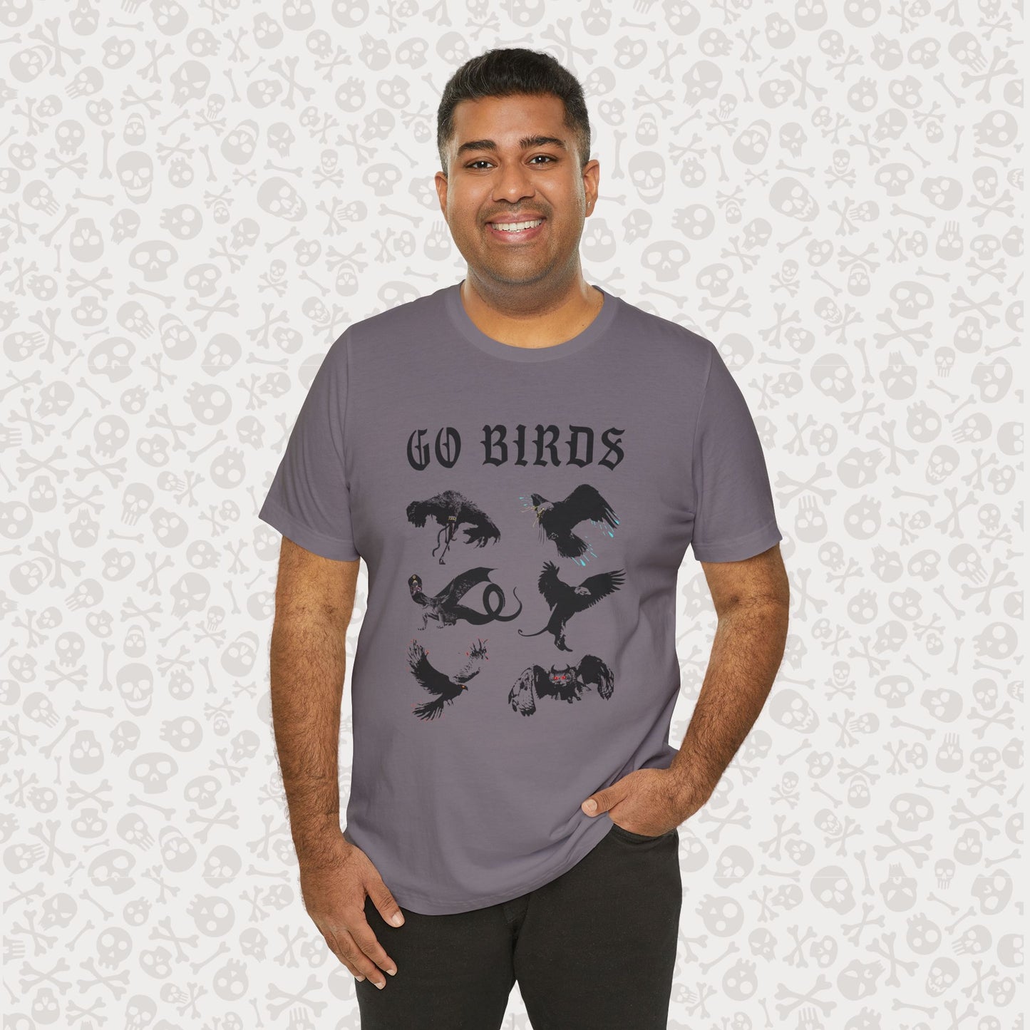 Go Birds Cryptids T-Shirt, Bird Cryptid Tee, Thunderbird Shirt, Snallygaster, Griffin, Phoenix, Devil Bird, Terror Bird, Philadelphia Shirt