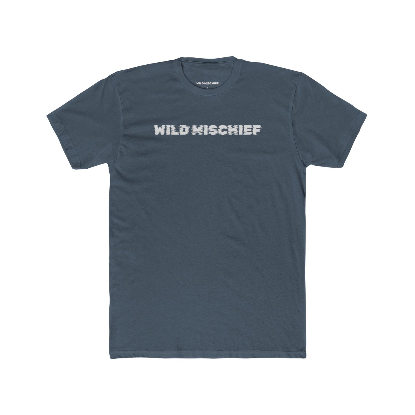 Camiseta con el logotipo de Wild Mischief: unisex, con estampado gráfico, ropa urbana moderna, estilo hipster, top informal
