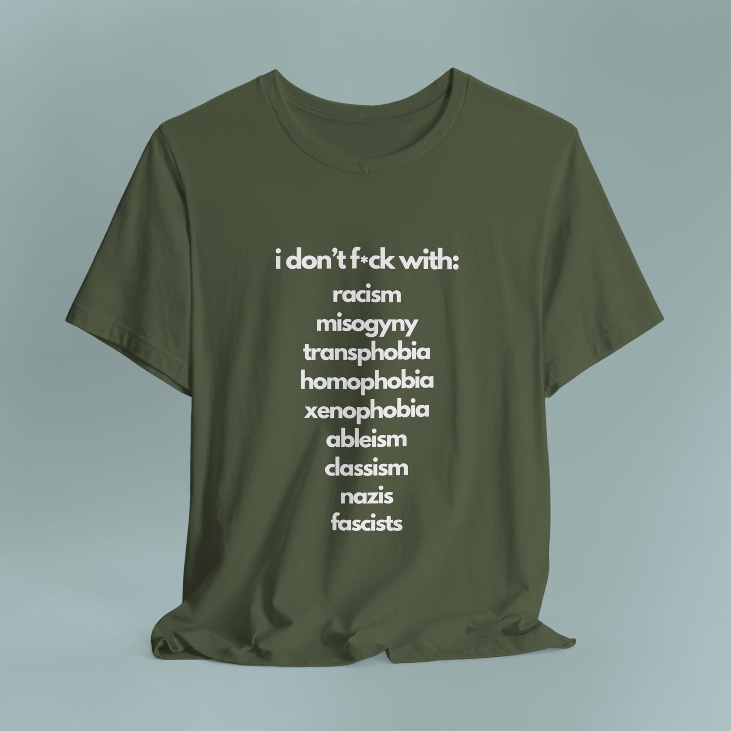 Social Justice Unisex Cotton Tee | Anti-Discrimination Shirt for Activism, Pride Events, Inclusivity, Everyday Wear