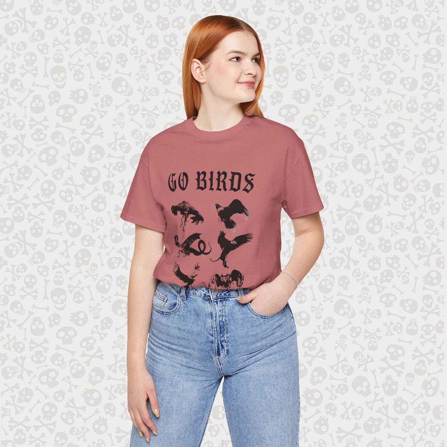 Go Birds Cryptids T-Shirt, Bird Cryptid Tee, Thunderbird Shirt, Snallygaster, Griffin, Phoenix, Devil Bird, Terror Bird, Philadelphia Shirt