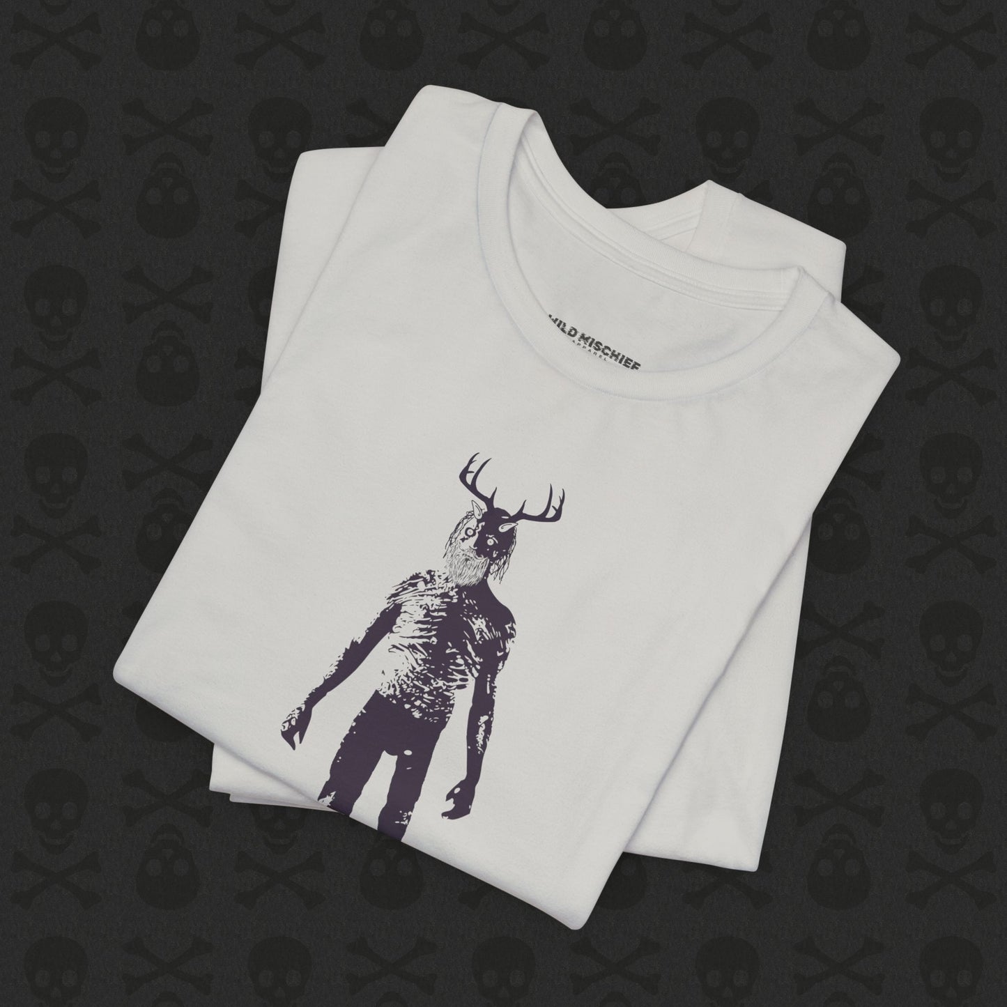 Camiseta Wendigo Críptica, Camiseta Unisex de Monstruo Caníbal, Camiseta con Gráfico de Terror, Camiseta de Criatura Mítica, Camiseta Escalofriante