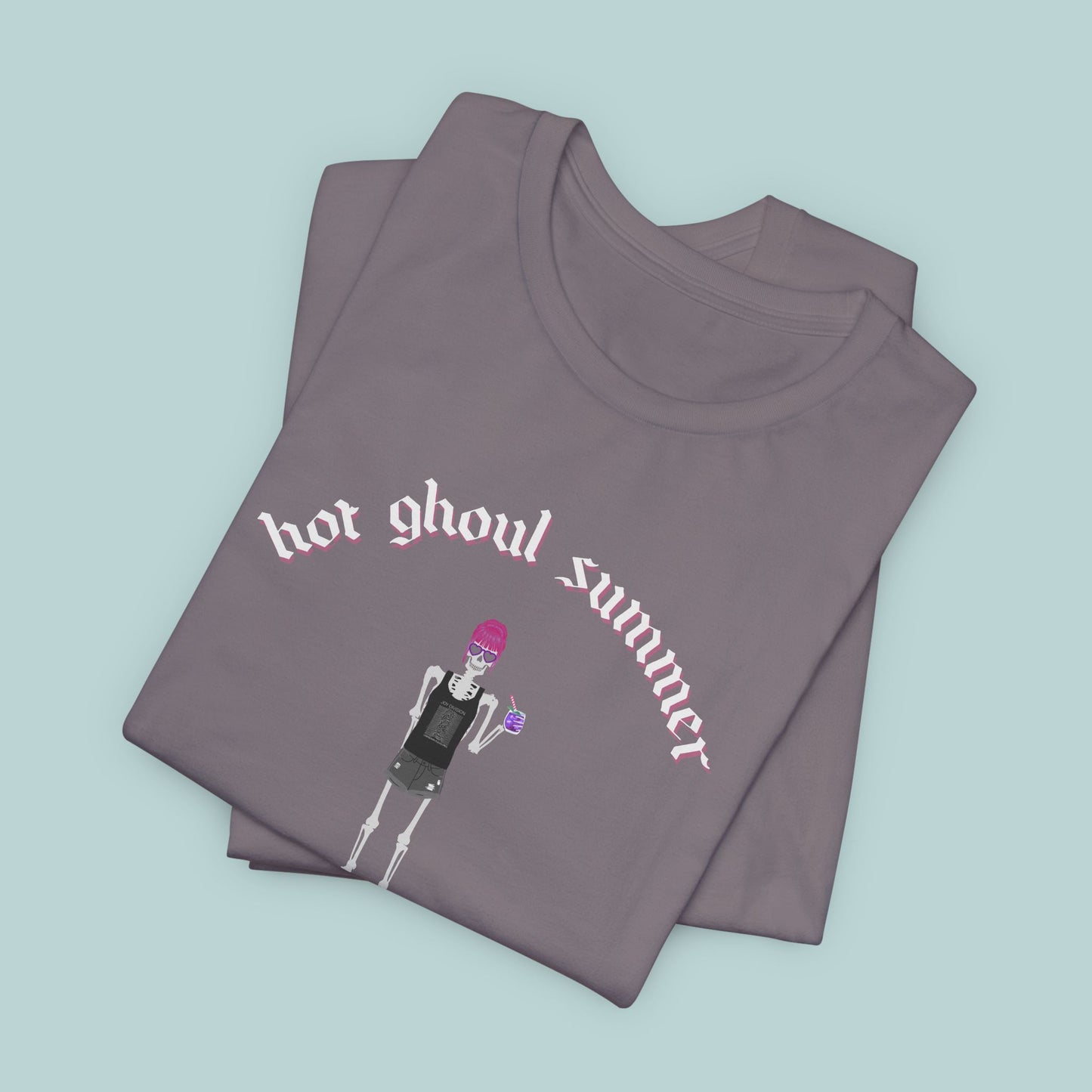 Hot Ghoul Summer Punk Goth T-Shirt, Unisex Tee Shirt, Halloween, Alternative Fashion, Spooky Clothing, Graphic Tee
