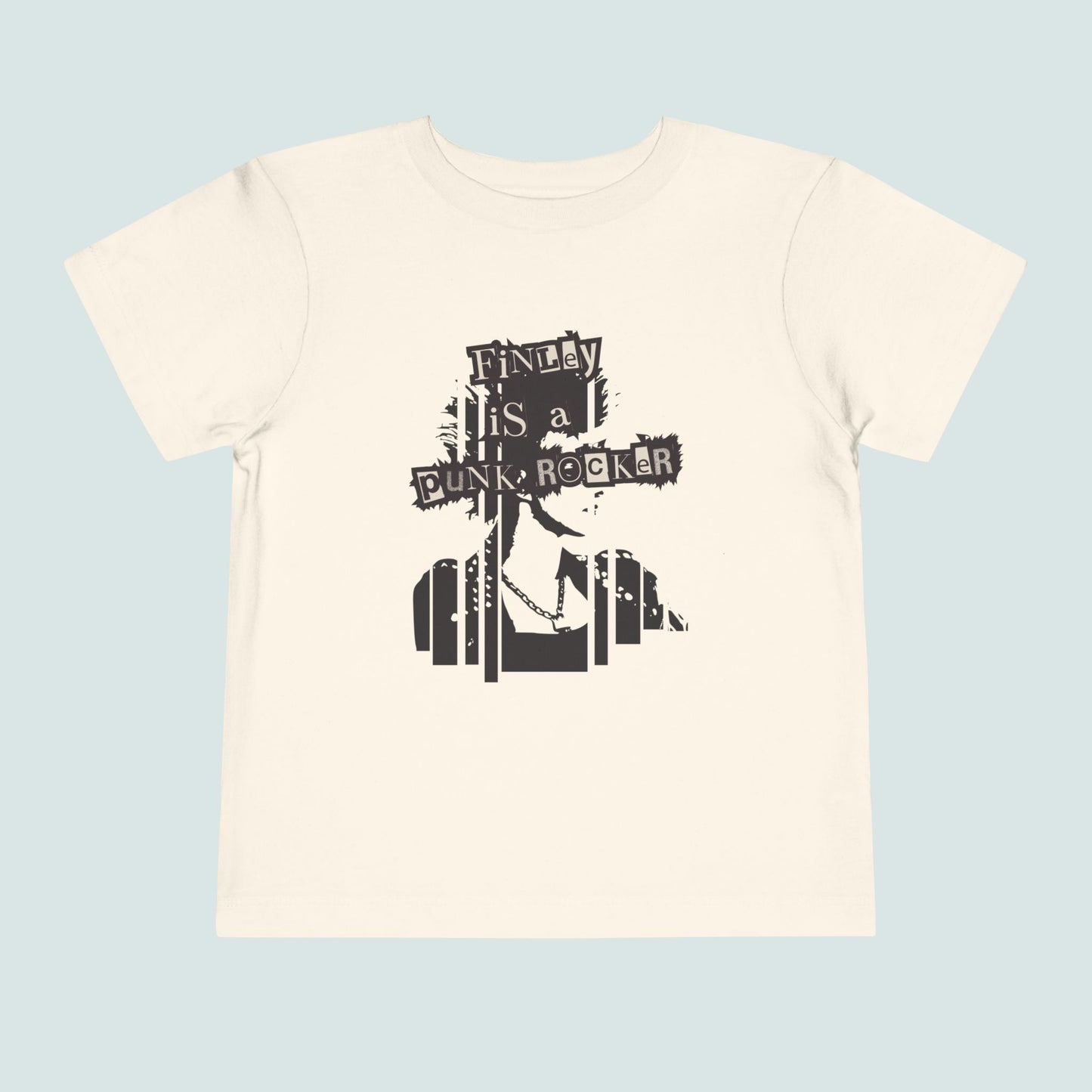 Camiseta punk rockera personalizada para niño, camiseta punk con nombre personalizado, camiseta rockera para bebé, ropa infantil única, regalo de cumpleaños para niños