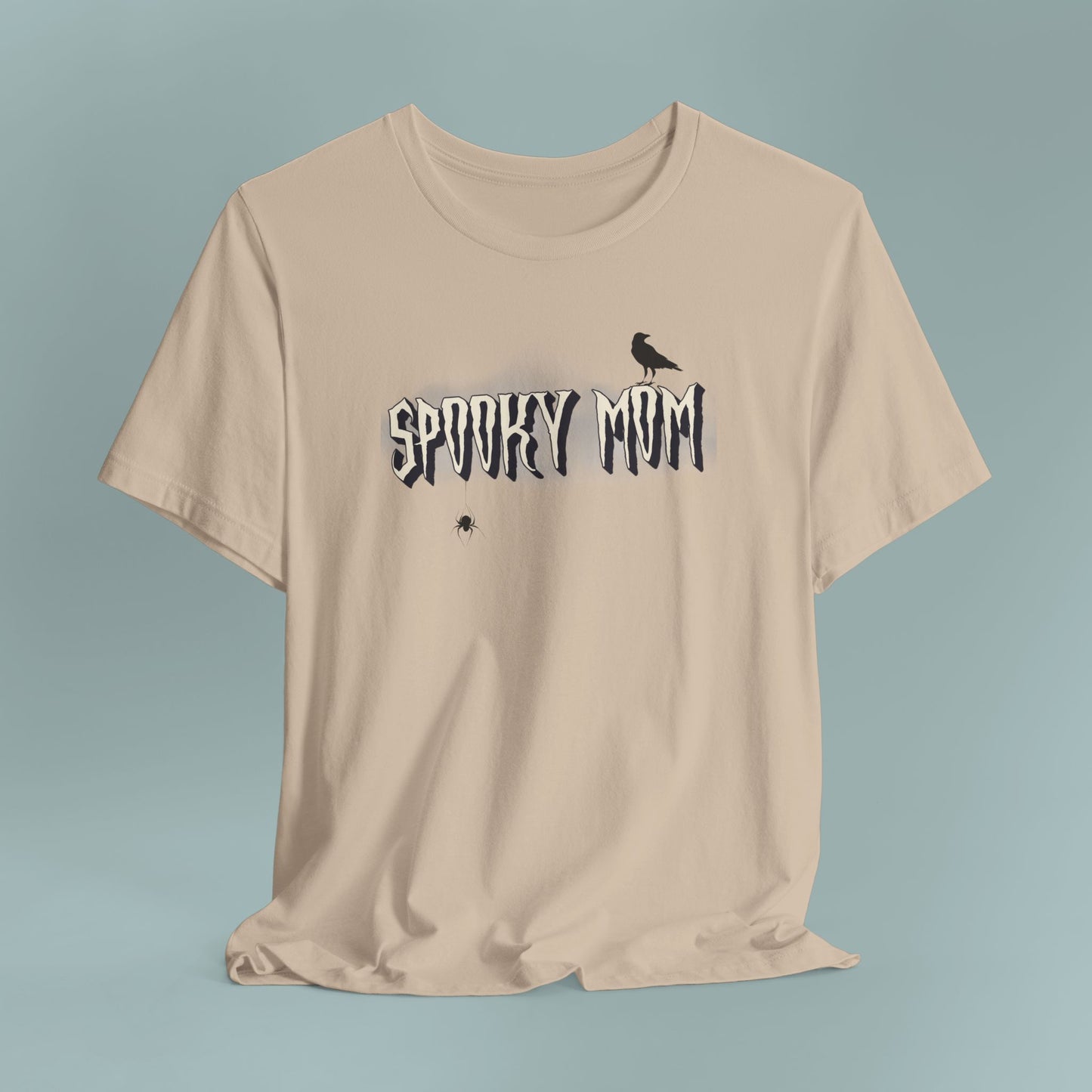 Spooky Mom Tee, Ghostly Apparel, Goth Mom Jersey Short Sleeve Tee, Punk Mom Shirt, Halloween Shirt, Alternative Clothing, Mother's Day