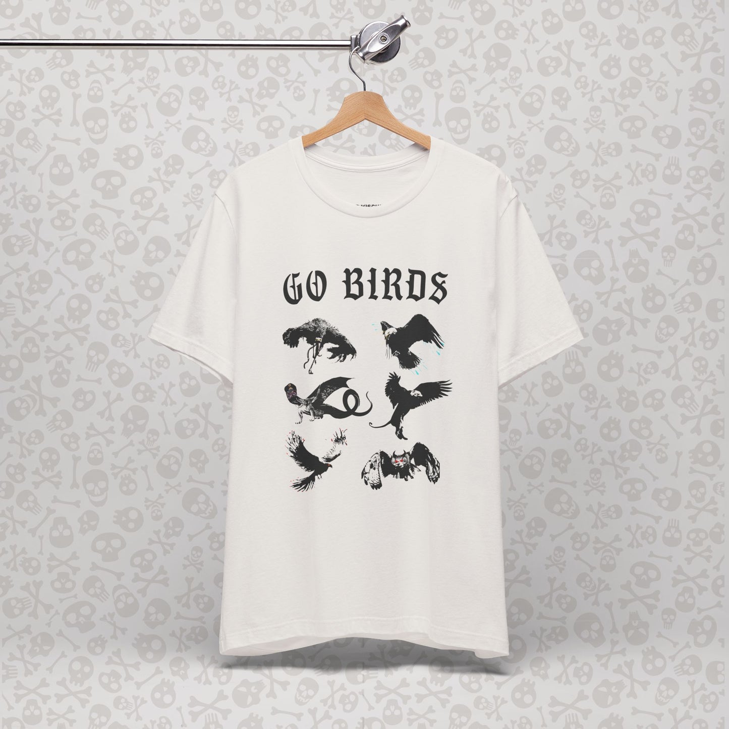Go Birds Cryptids T-Shirt, Bird Cryptid Tee, Thunderbird Shirt, Snallygaster, Griffin, Phoenix, Devil Bird, Terror Bird, Philadelphia Shirt