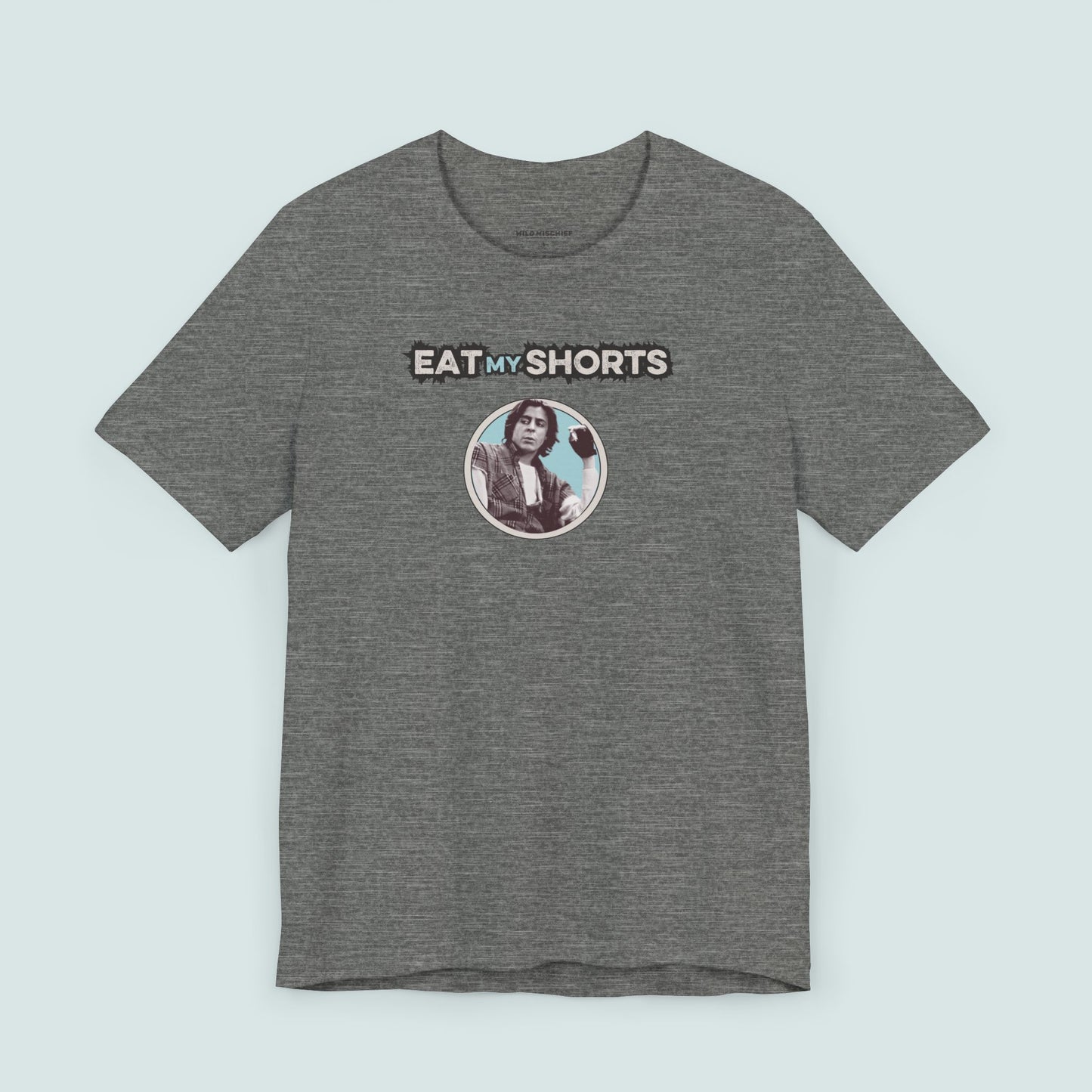 Camiseta unisex con frase "Breakfast Club", camiseta de la película John Bender, camiseta gráfica "Eat My Shorts", regalo para cinéfilos de los 80, top retro de cultura pop