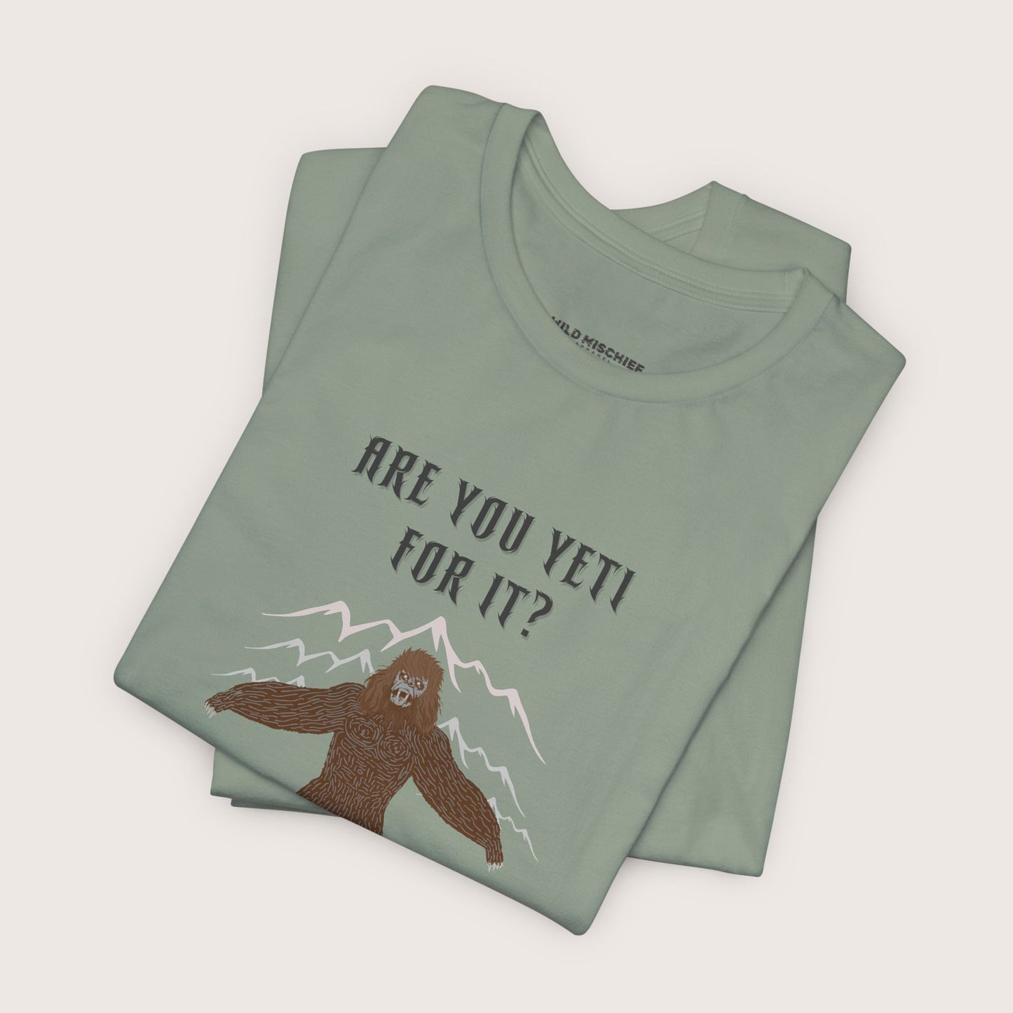 Yeti Adventure Tee | Cryptid Shirt, Fun Outdoor Apparel, Cool Gift for Nature Lovers, Camping T-Shirt, Hiking Outfit, Unique Graphic Tee