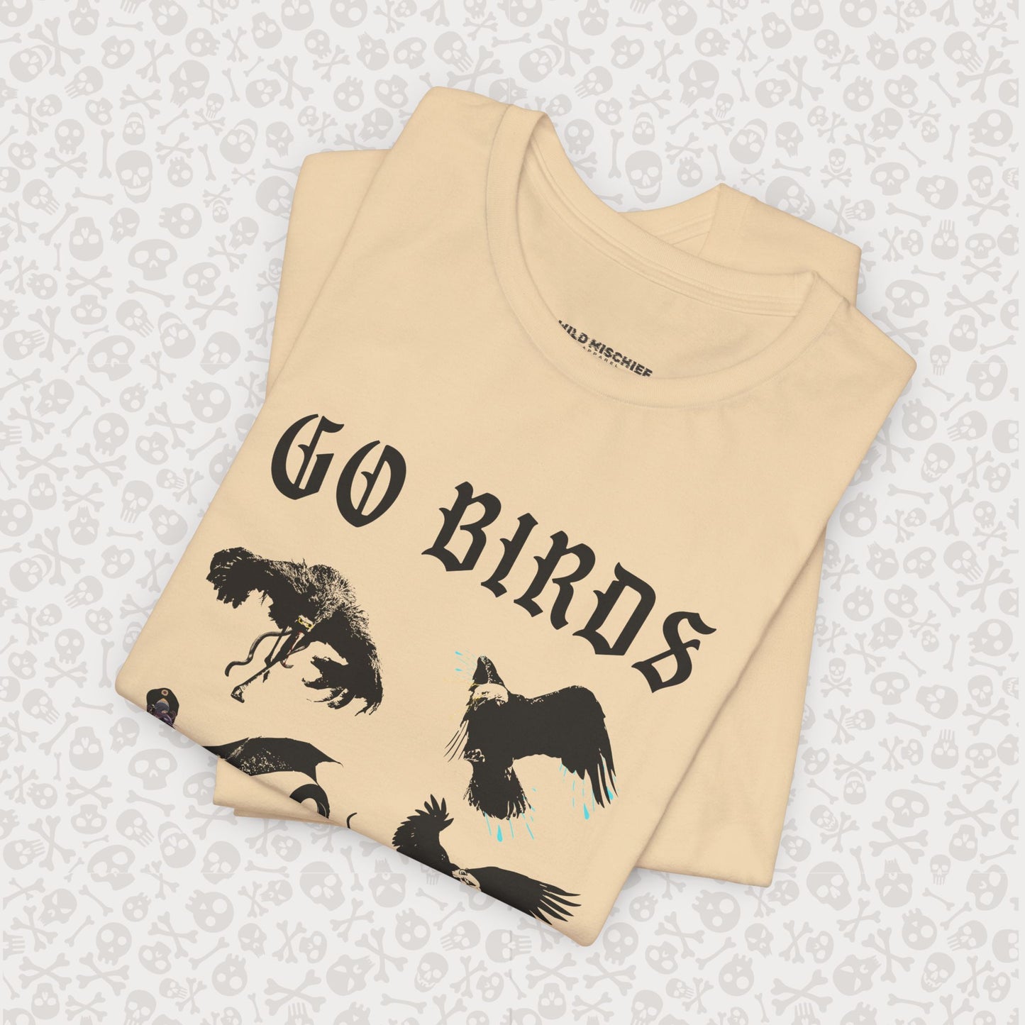 Go Birds Cryptids T-Shirt, Bird Cryptid Tee, Thunderbird Shirt, Snallygaster, Griffin, Phoenix, Devil Bird, Terror Bird, Philadelphia Shirt