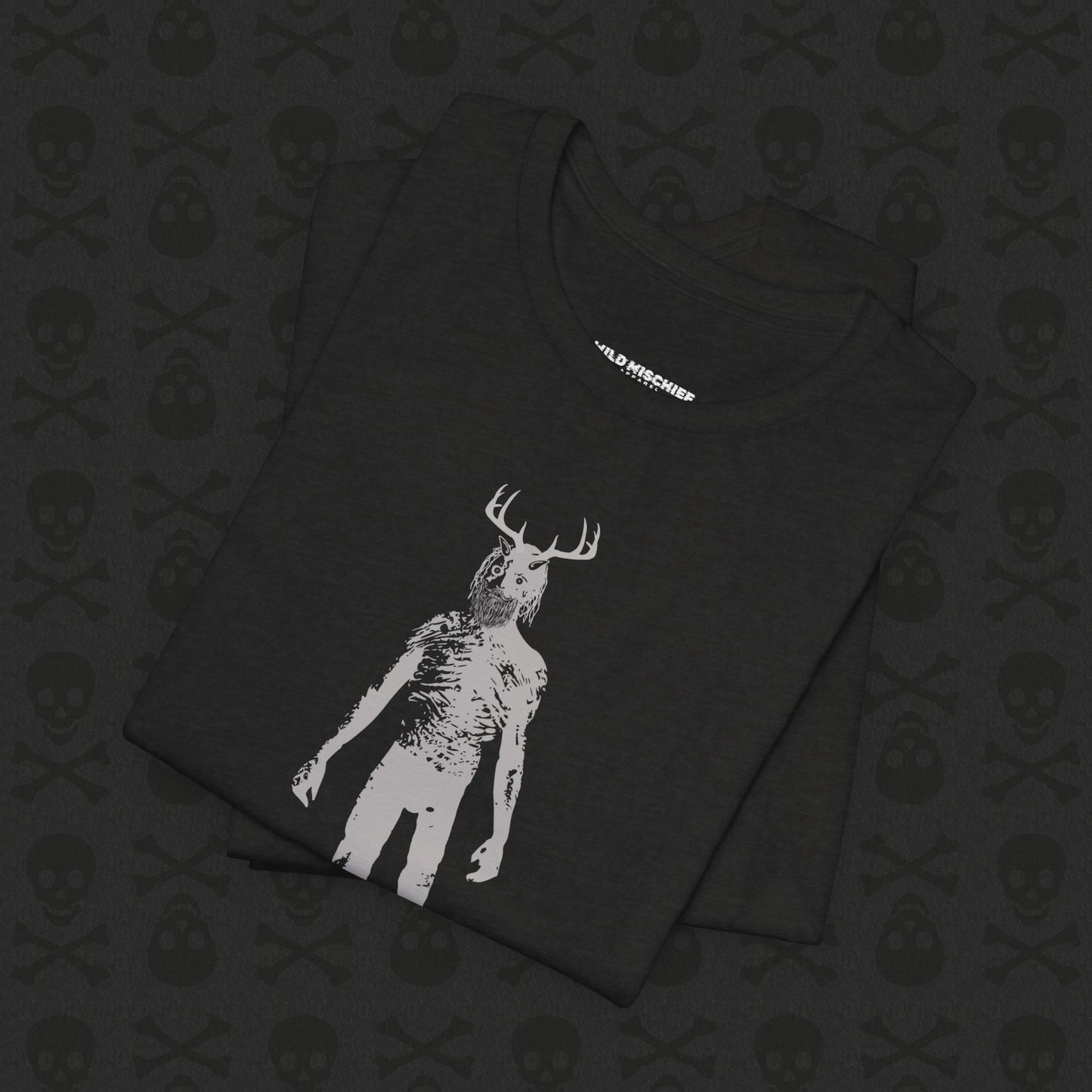 Camiseta Wendigo Críptica, Camiseta Unisex de Monstruo Caníbal, Camiseta con Gráfico de Terror, Camiseta de Criatura Mítica, Camiseta Escalofriante