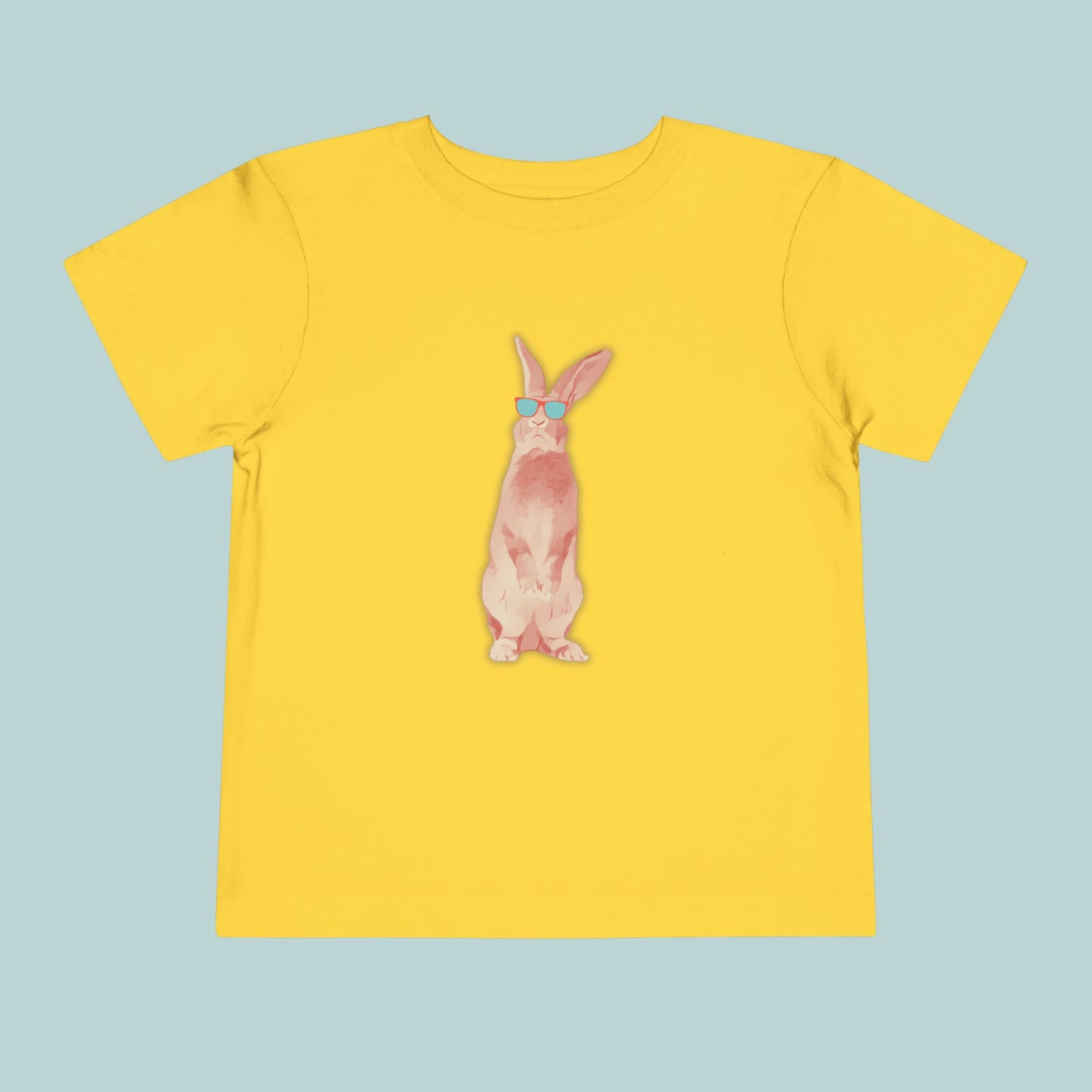 Cool Bunny Toddler Tee, Cute Kid's T-Shirt, Toddler Summer Shirt, Adorable Rabbit Tee, Playful Bunny Design, Great for Birthdays, Easter