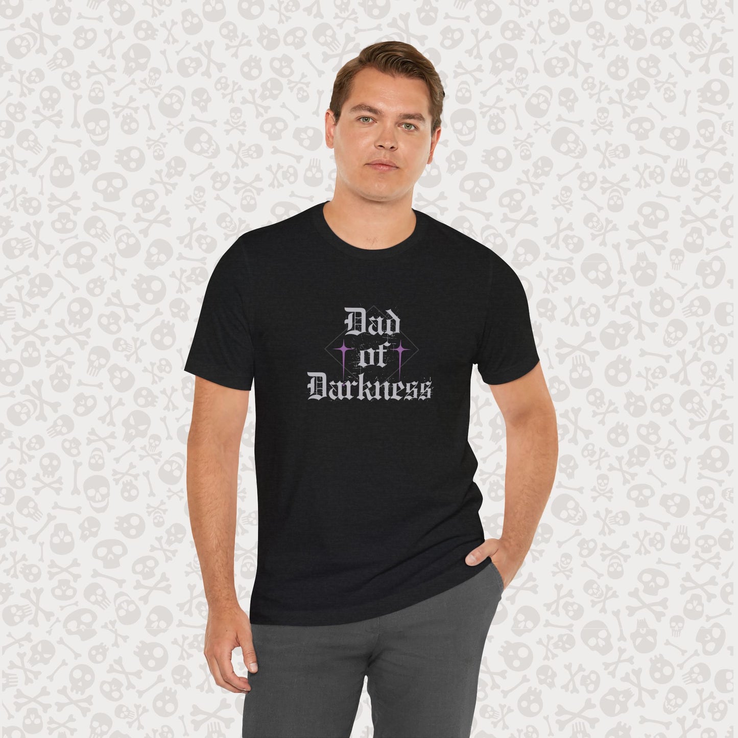 Dad of Darkness Unisex Tee, Gothic Father's Day Gift, Dad Life Shirt, Cool Dad, Spooky Dad Apparel, Doom Metal Dad, Punk Dad, Rebel Dad, Goth Dad