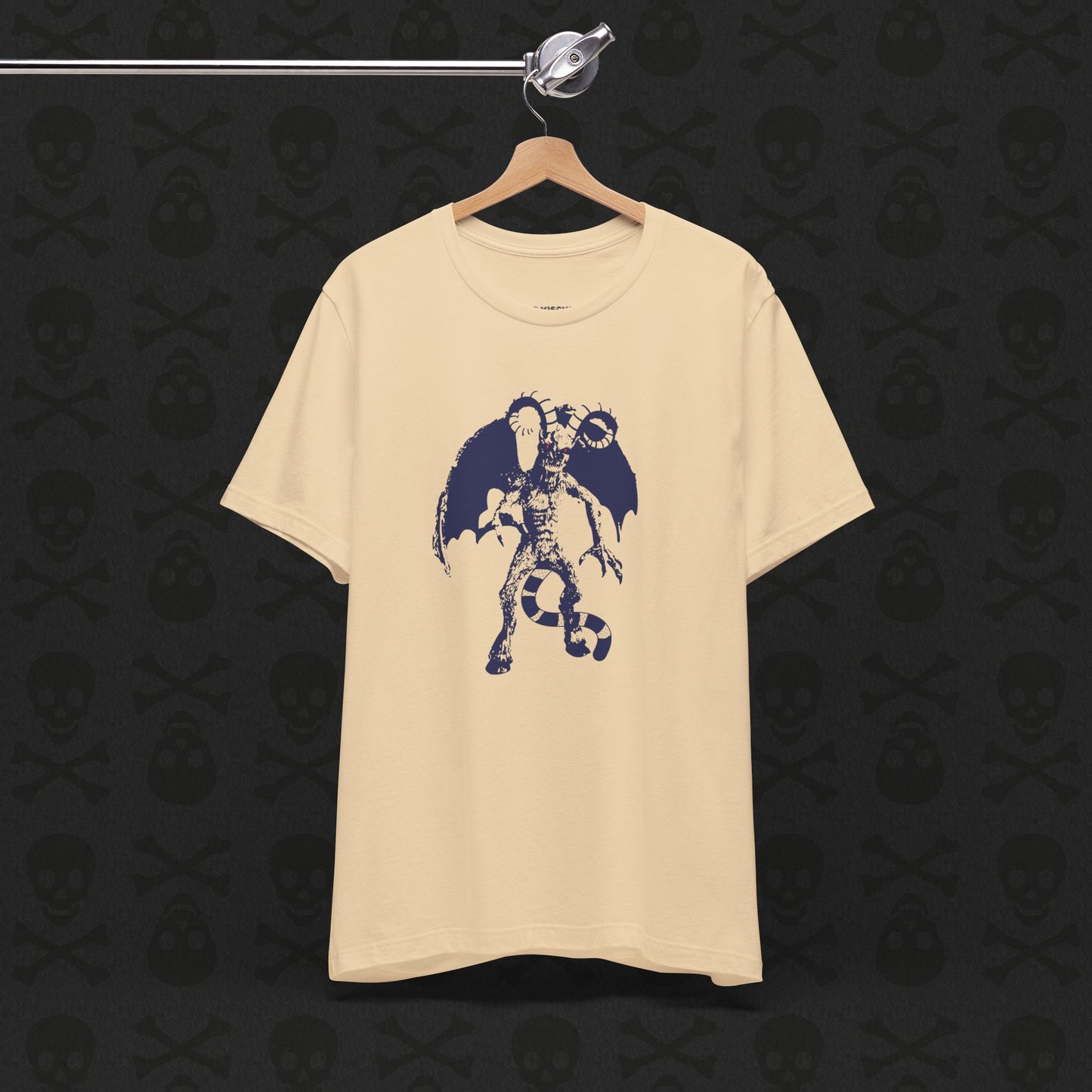 Camiseta Jersey Devil Cryptid, camiseta gráfica de criatura mítica. Camiseta unisex de manga corta, camiseta gráfica única para entusiastas de los críptidos.