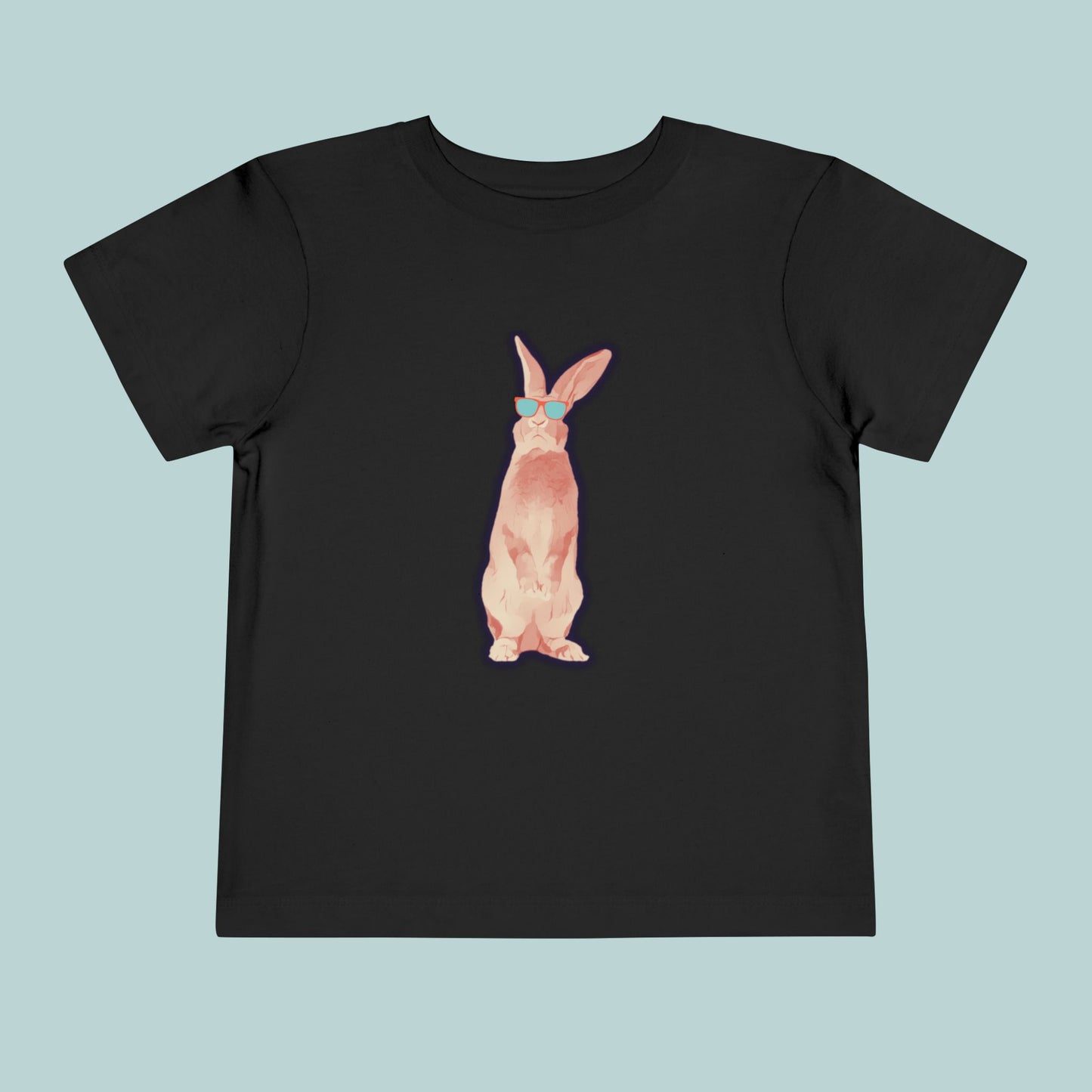Cool Bunny Toddler Tee, Cute Kid's T-Shirt, Toddler Summer Shirt, Adorable Rabbit Tee, Playful Bunny Design, Great for Birthdays, Easter