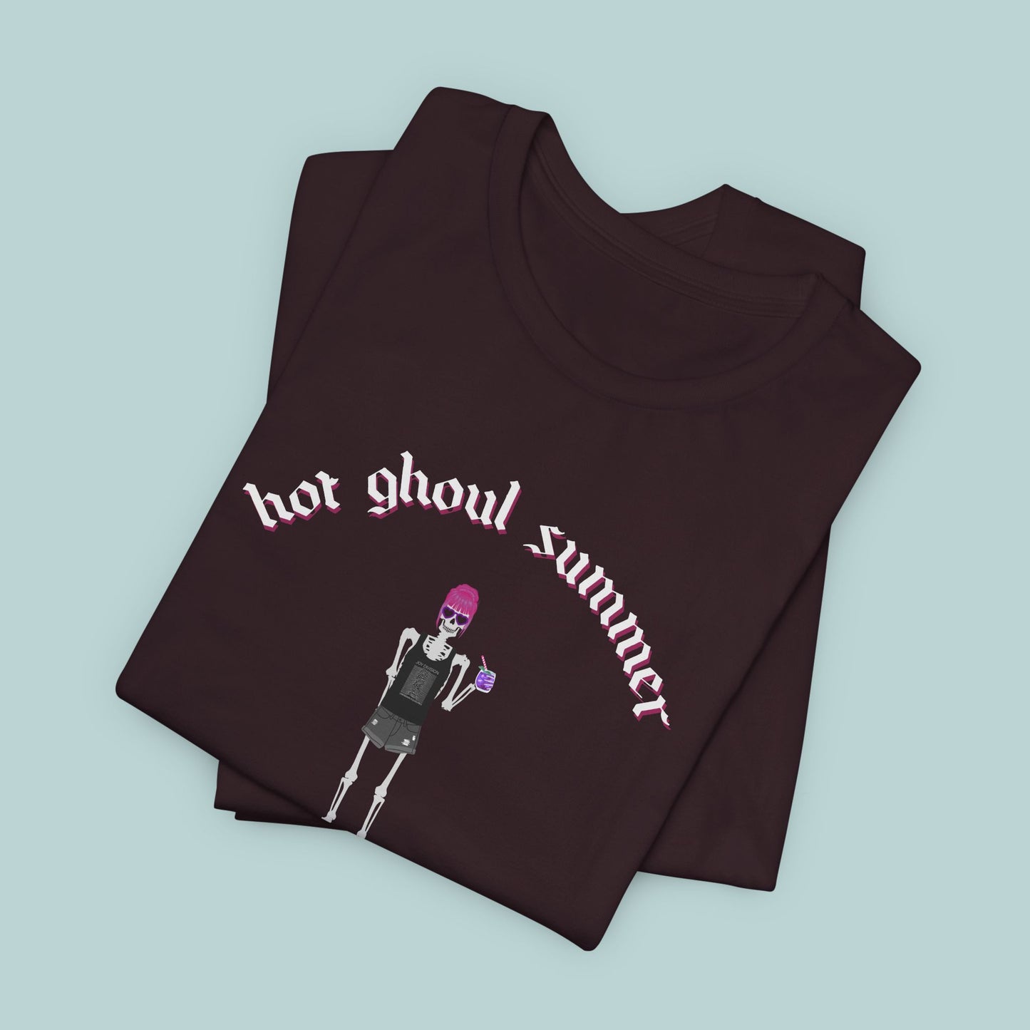 Hot Ghoul Summer Punk Goth T-Shirt, Unisex Tee Shirt, Halloween, Alternative Fashion, Spooky Clothing, Graphic Tee