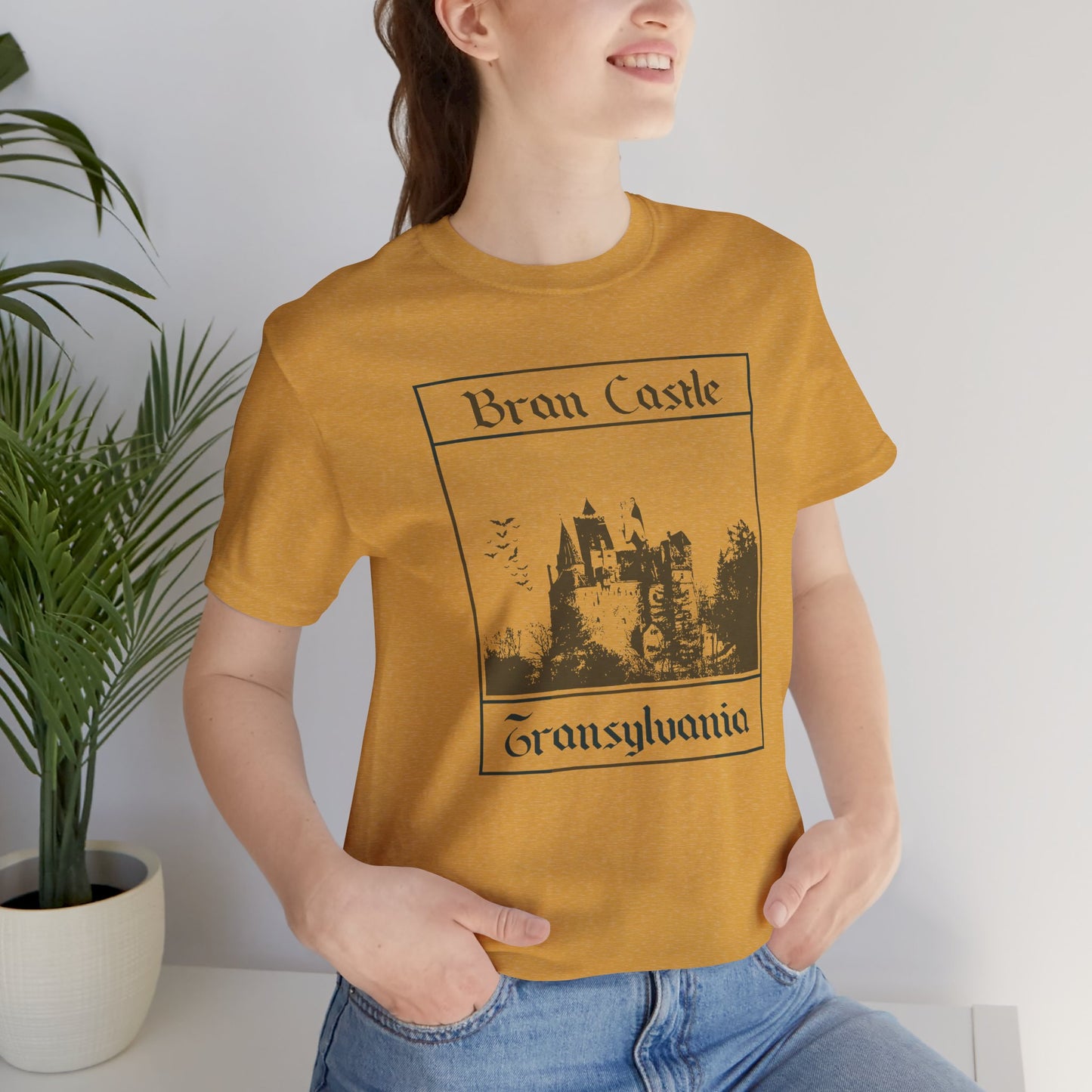 Bran Castle Transylvania T-Shirt, Dracula Shirt, Vampire Halloween Tee, Gothic Horror Shirt, Spooky Dracula Top, Halloween Costume Tee, Transylvania Romania