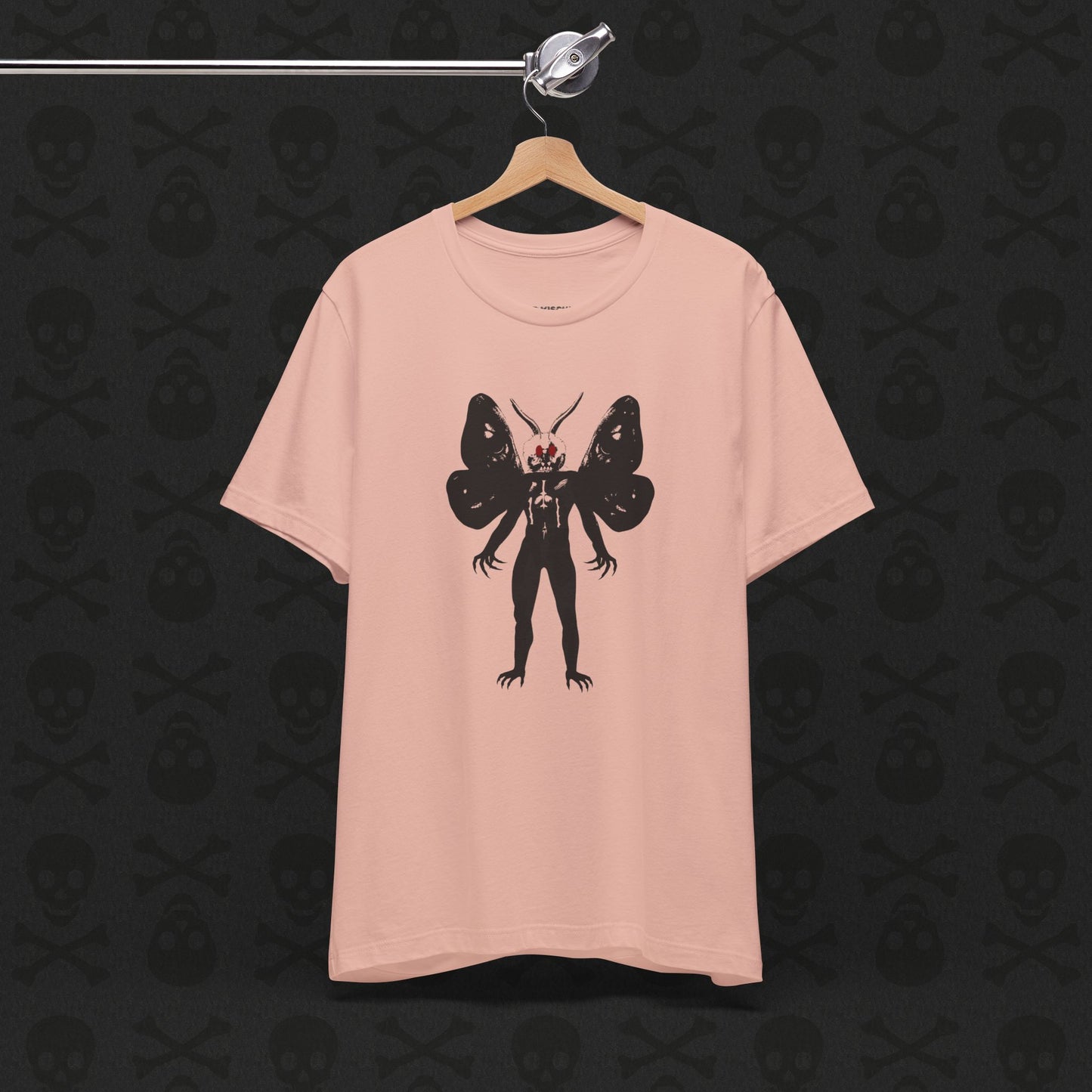 Camiseta Críptica de Mothman, Criatura Mitológica, Camiseta de Manga Corta Unisex, Camiseta de Leyenda Urbana, Camiseta de Criatura Paranormal, Camiseta Sobrenatural