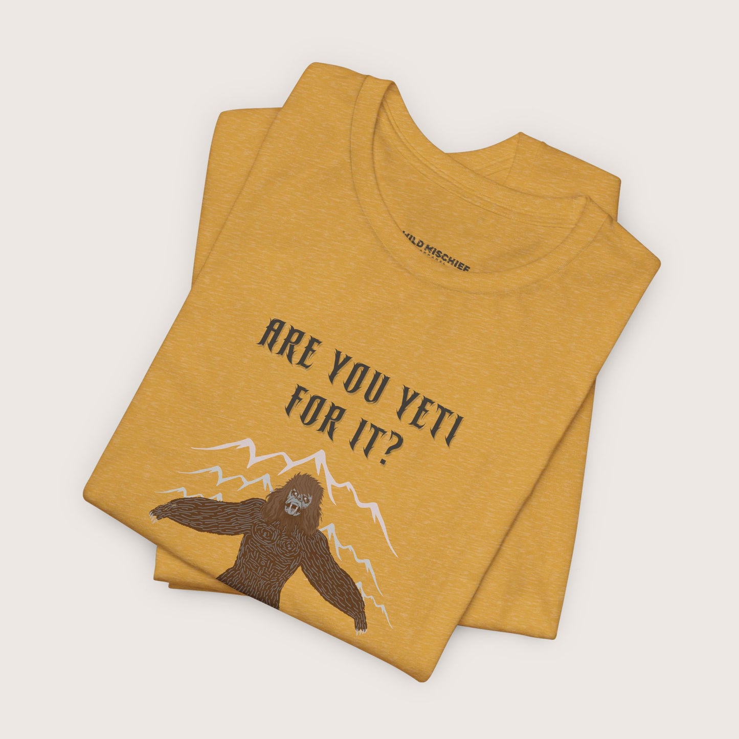 Yeti Adventure Tee | Cryptid Shirt, Fun Outdoor Apparel, Cool Gift for Nature Lovers, Camping T-Shirt, Hiking Outfit, Unique Graphic Tee