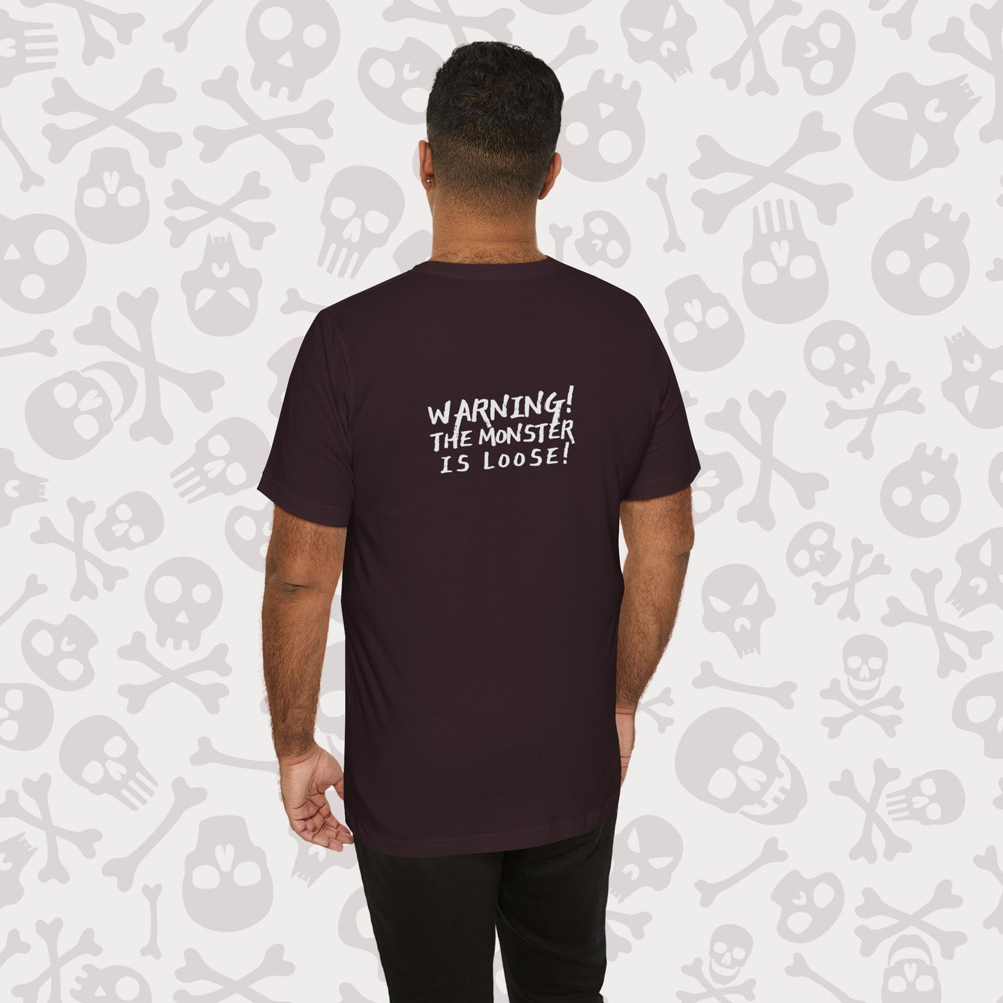 Vintage Frankenstein Tee, Halloween Shirt, Unisex Graphic T-Shirt, Horror Movie Top, Retro Costume Apparel, Spooky Gift