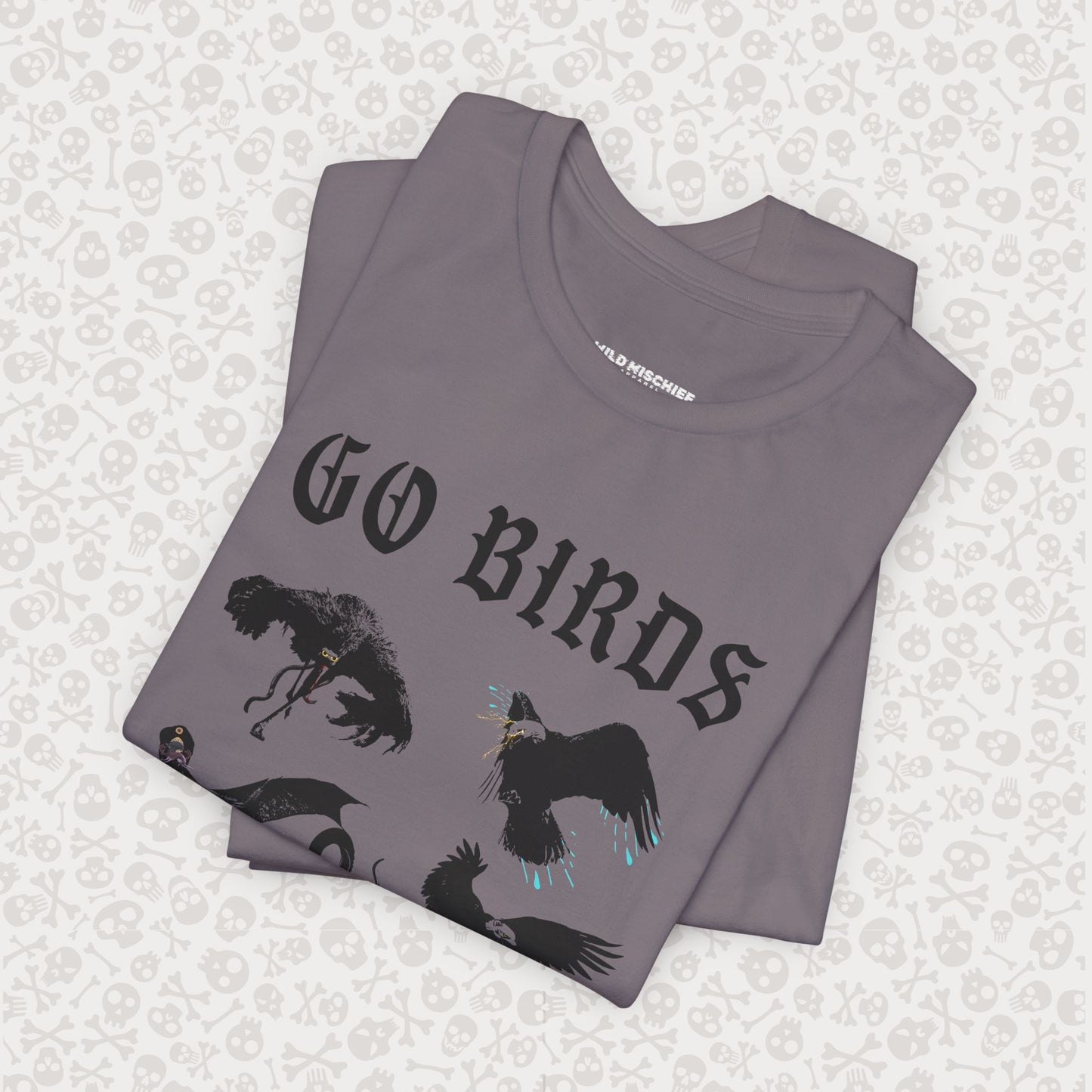 Go Birds Cryptids T-Shirt, Bird Cryptid Tee, Thunderbird Shirt, Snallygaster, Griffin, Phoenix, Devil Bird, Terror Bird, Philadelphia Shirt