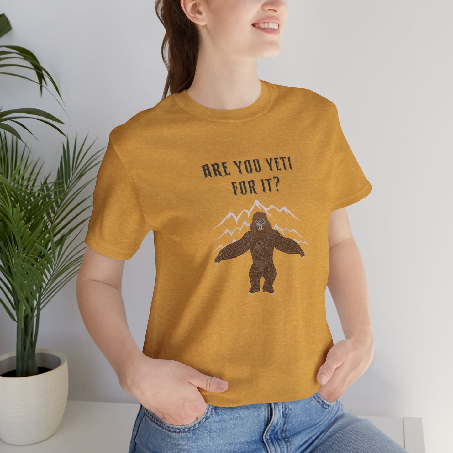 Yeti Adventure Tee | Cryptid Shirt, Fun Outdoor Apparel, Cool Gift for Nature Lovers, Camping T-Shirt, Hiking Outfit, Unique Graphic Tee