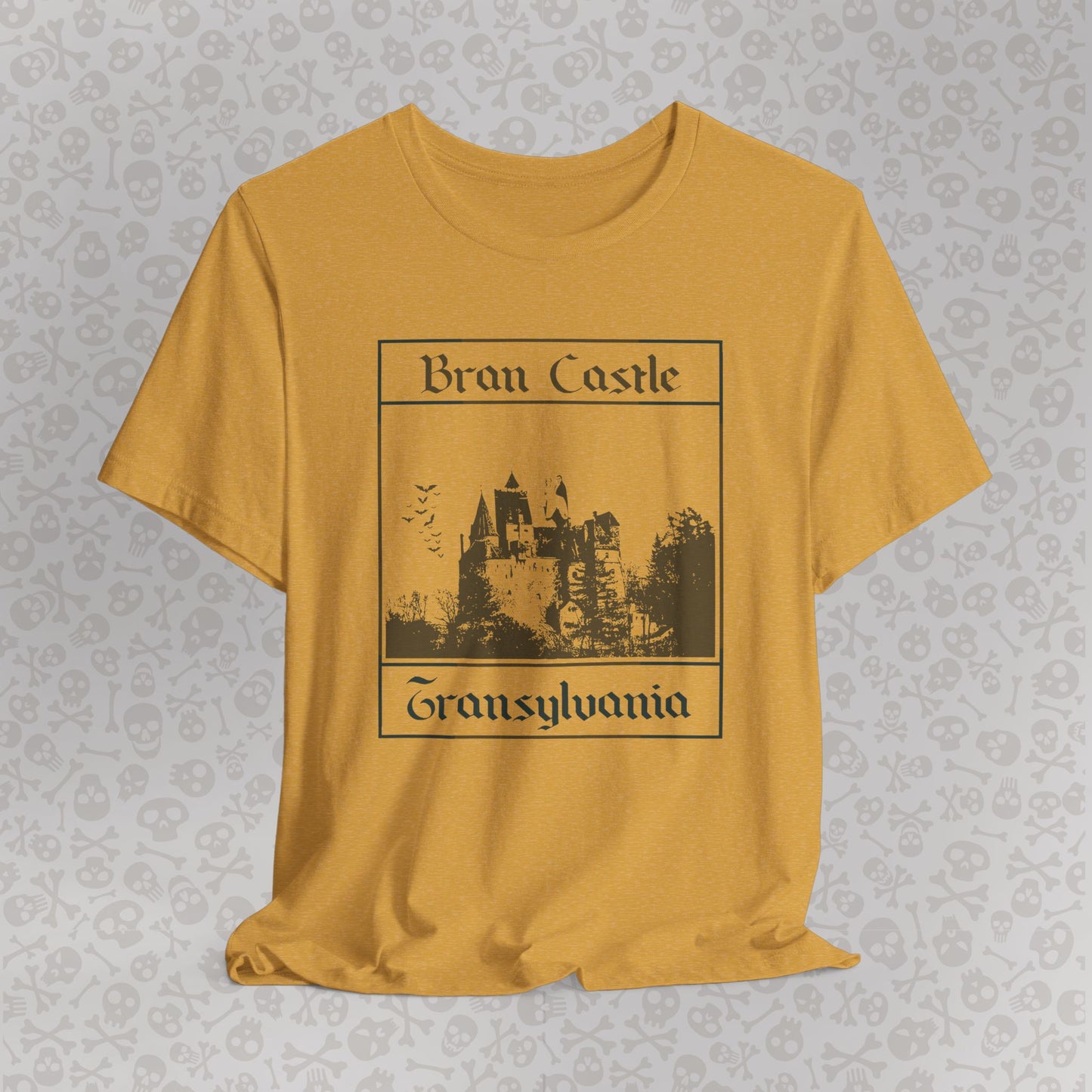 Bran Castle Transylvania T-Shirt, Dracula Shirt, Vampire Halloween Tee, Gothic Horror Shirt, Spooky Dracula Top, Halloween Costume Tee, Transylvania Romania