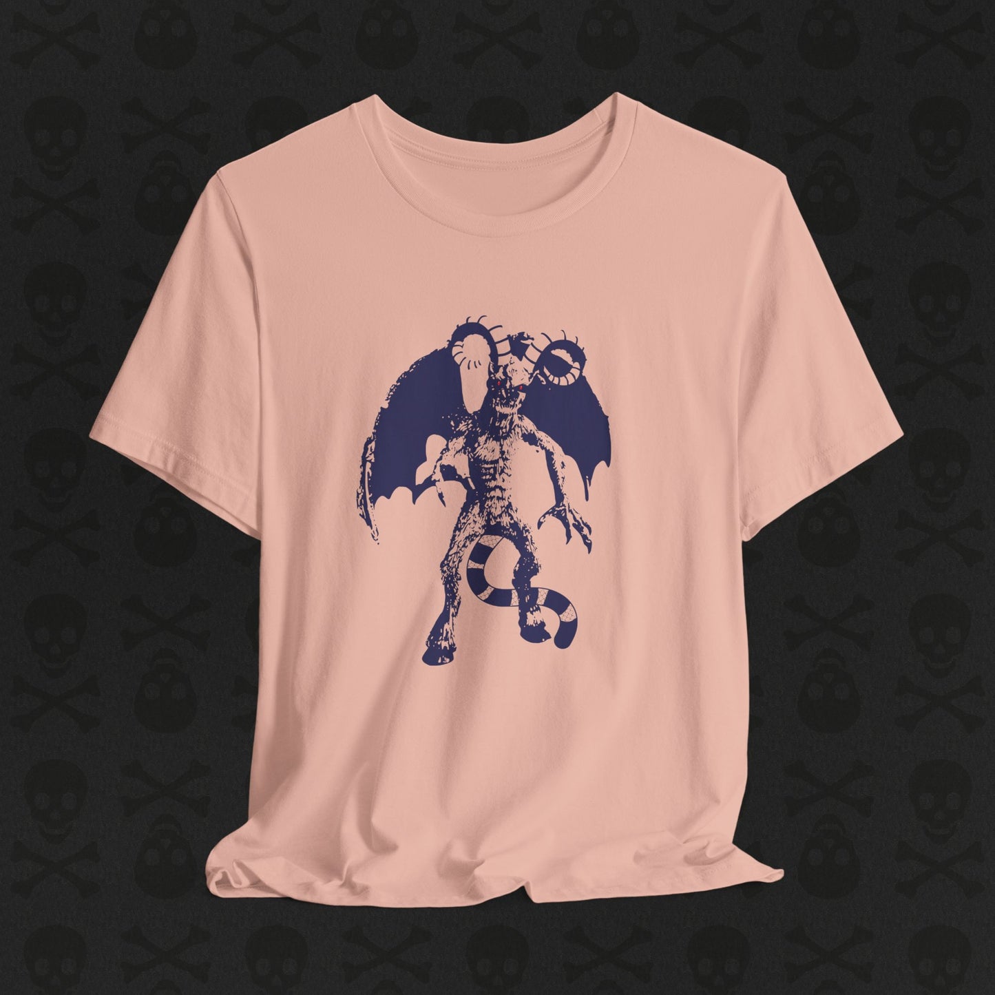 Camiseta Jersey Devil Cryptid, camiseta gráfica de criatura mítica. Camiseta unisex de manga corta, camiseta gráfica única para entusiastas de los críptidos.