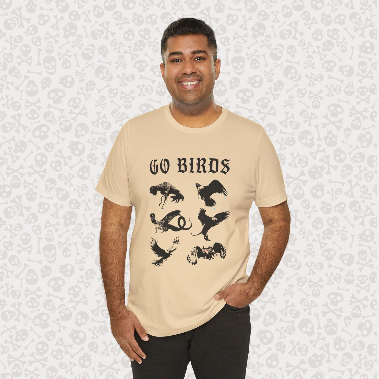 Go Birds Cryptids T-Shirt, Bird Cryptid Tee, Thunderbird Shirt, Snallygaster, Griffin, Phoenix, Devil Bird, Terror Bird, Philadelphia Shirt