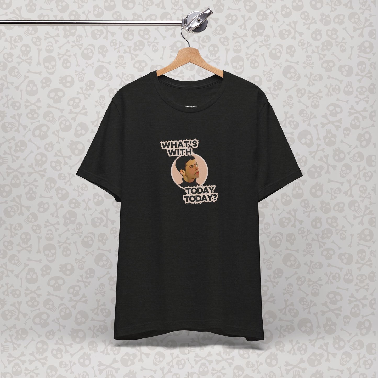 Empire Records "¿Qué pasa con 'Today' hoy?" - Camisa informal cómoda, regalo para amigos, humor, corte holgado, ropa para diario