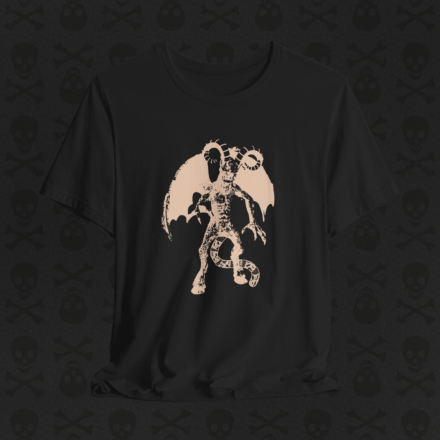 Camiseta Jersey Devil Cryptid, camiseta gráfica de criatura mítica. Camiseta unisex de manga corta, camiseta gráfica única para entusiastas de los críptidos.