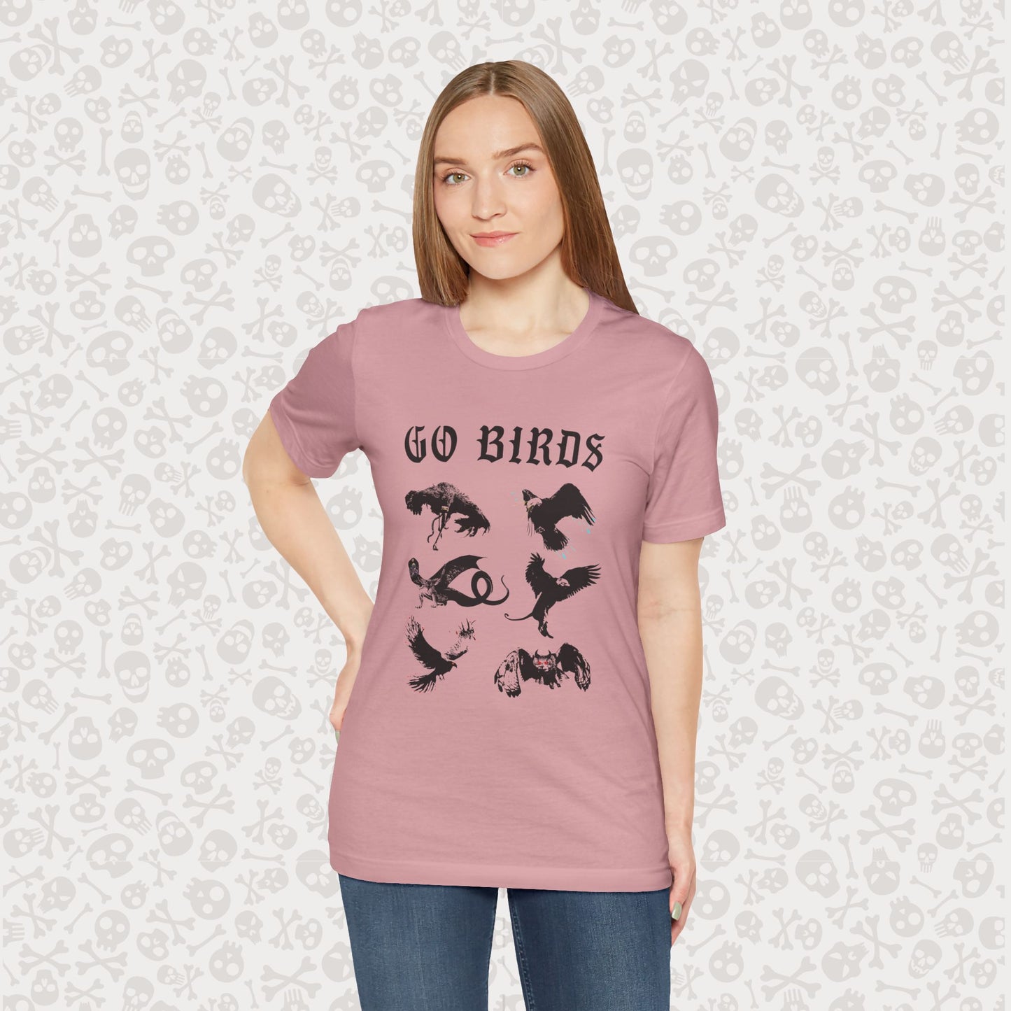Go Birds Cryptids T-Shirt, Bird Cryptid Tee, Thunderbird Shirt, Snallygaster, Griffin, Phoenix, Devil Bird, Terror Bird, Philadelphia Shirt