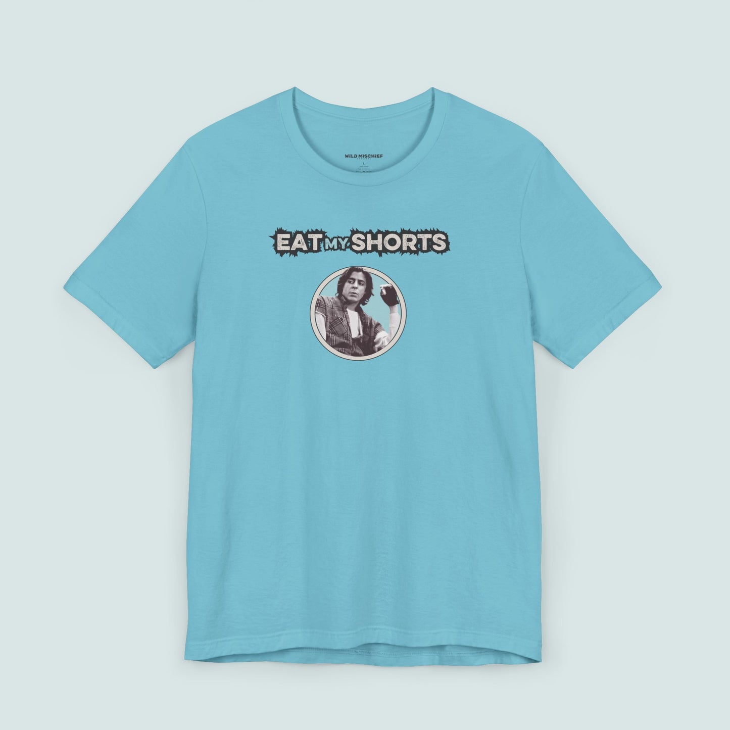 Camiseta unisex con frase "Breakfast Club", camiseta de la película John Bender, camiseta gráfica "Eat My Shorts", regalo para cinéfilos de los 80, top retro de cultura pop