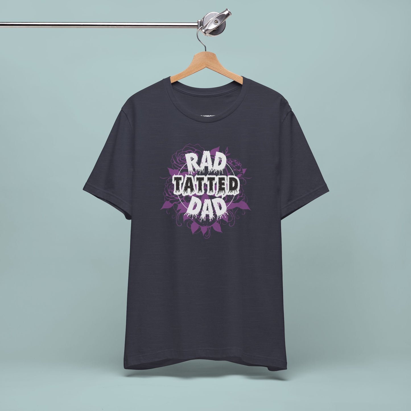 Rad Tatted Dad Tee - Perfect Gift for Fathers, Men's Casual Wear, Dad Birthday, Father's Day, Graphic Tee, Family Gathering